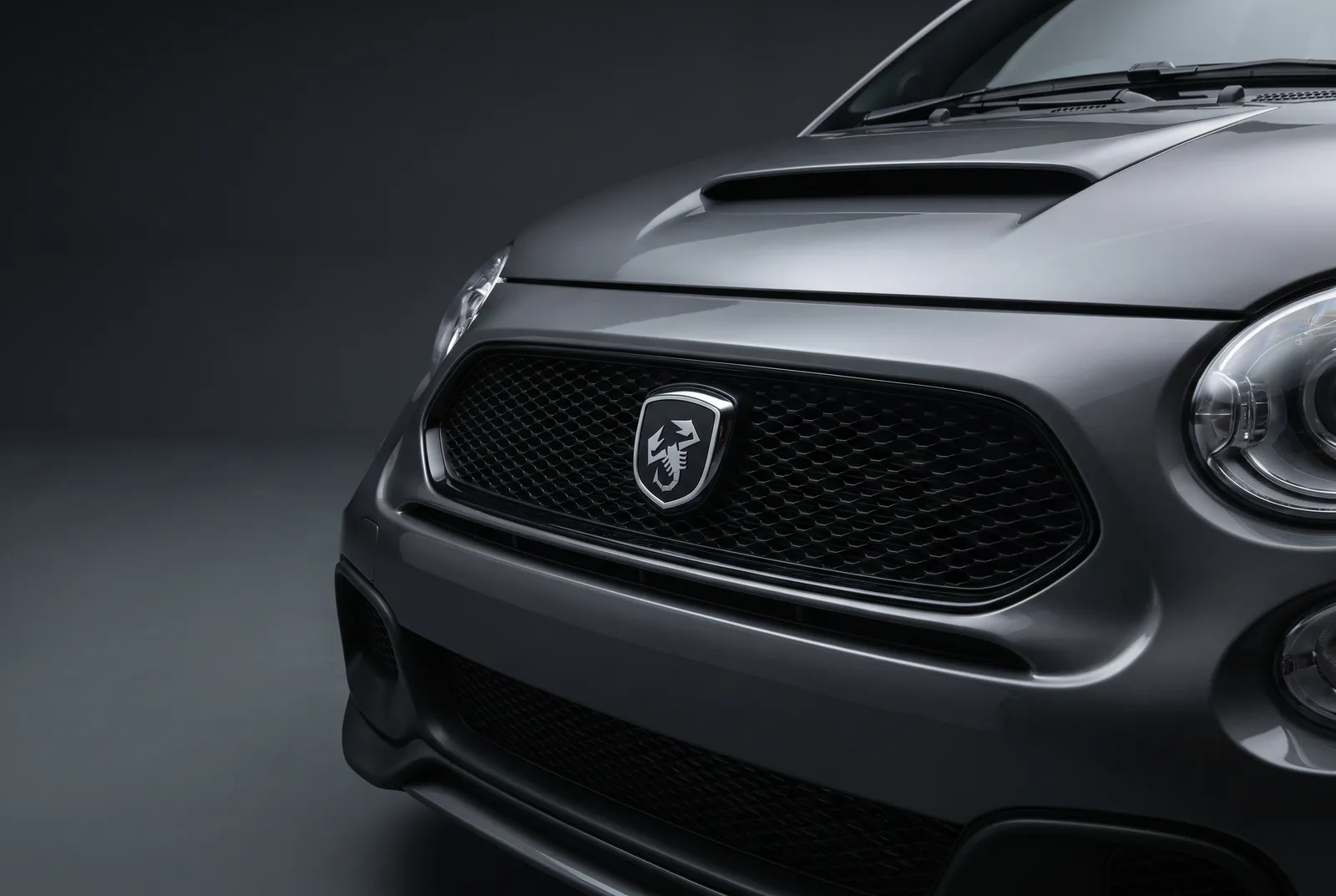Detail van een Abarth