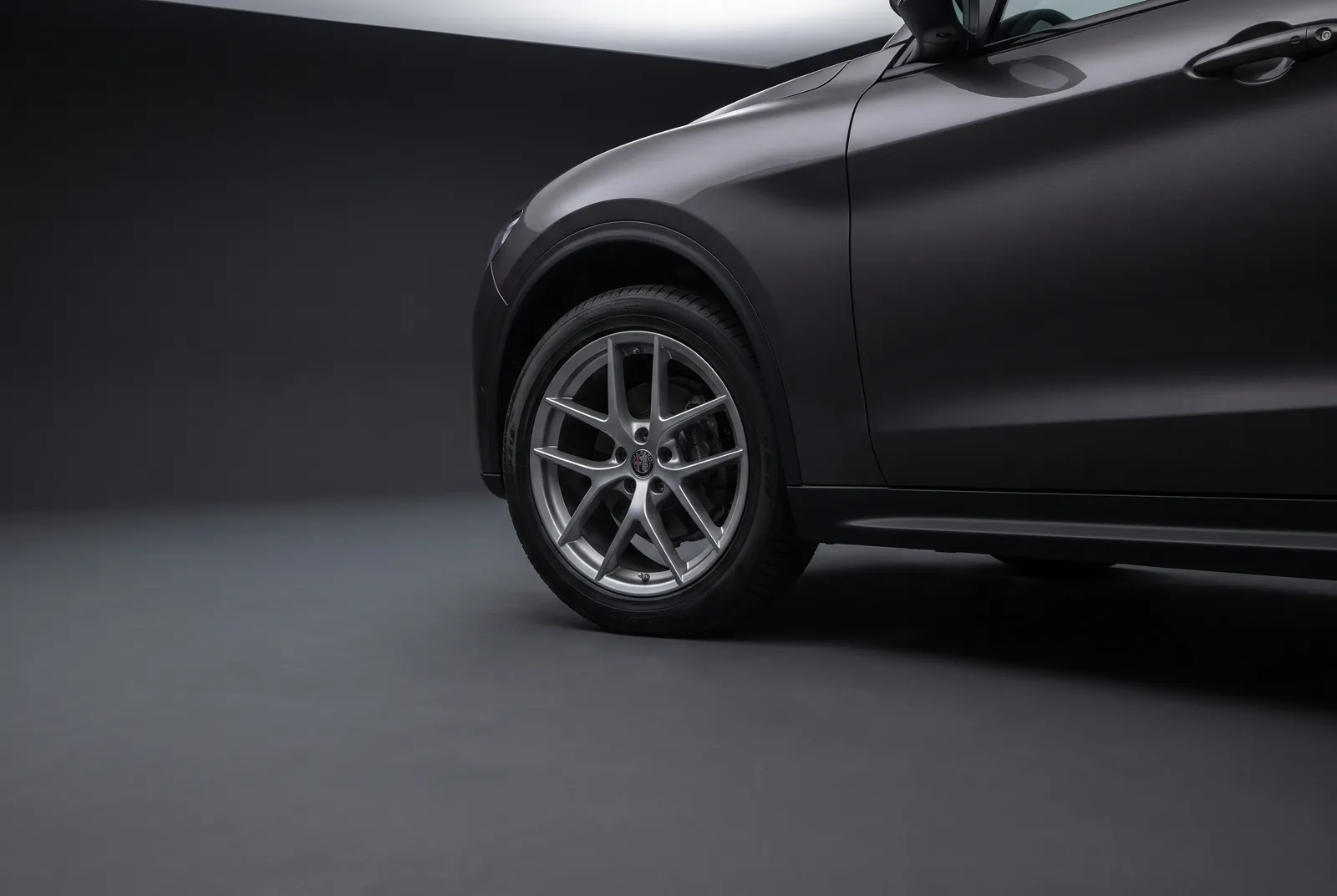 Detail van een Alfa Romeo Stelvio