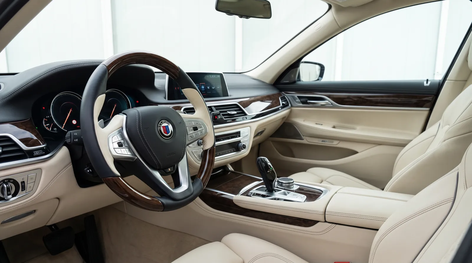 Interieur van een Alpina