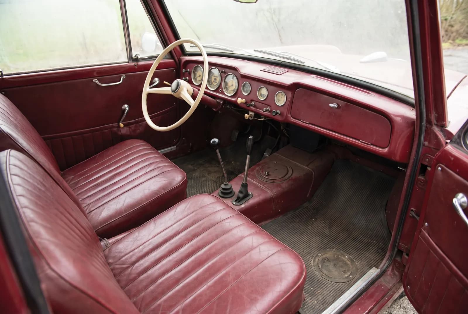 Interieur van een Amfibievoertuig