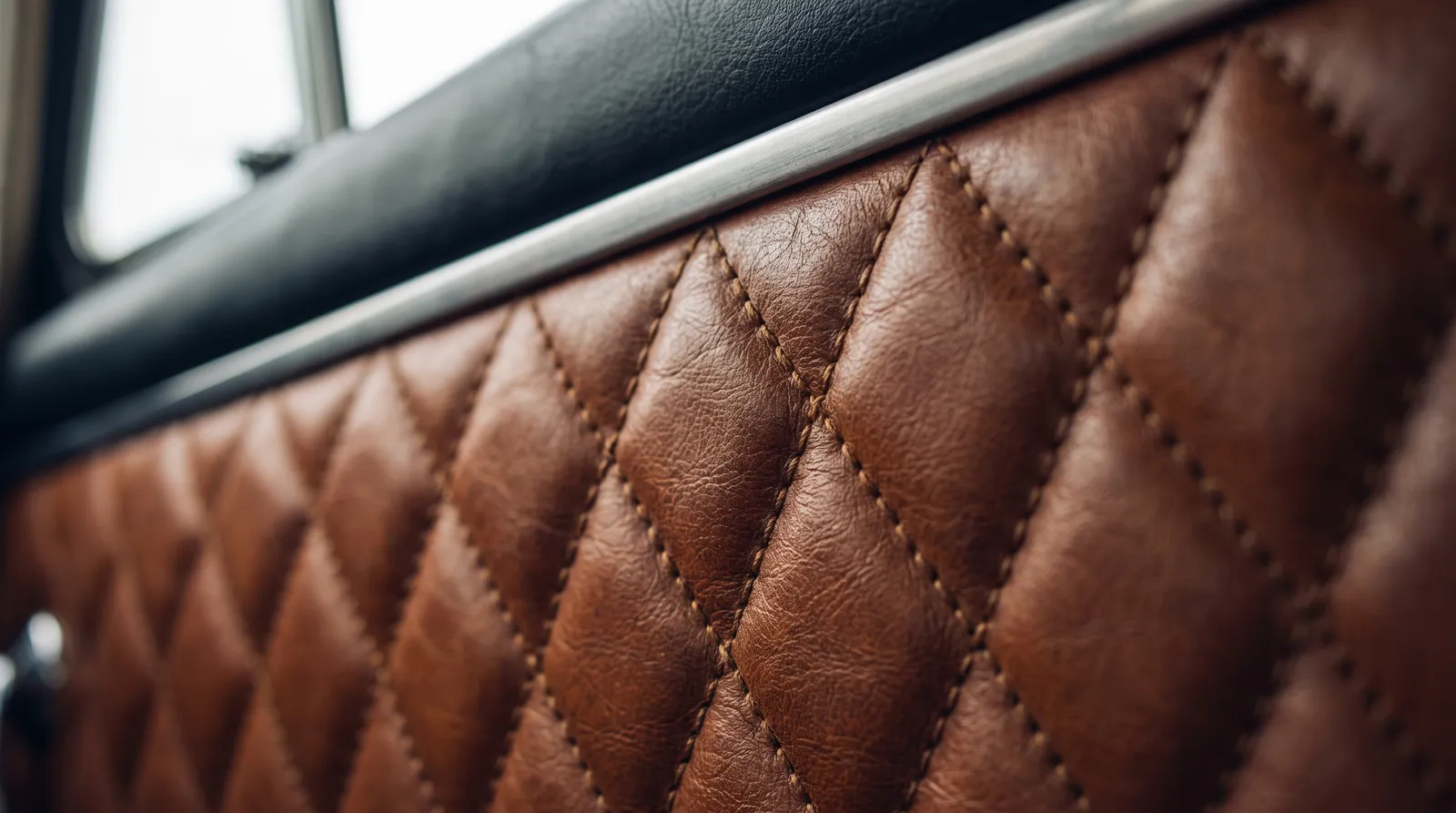 Detail van een Aston Martin