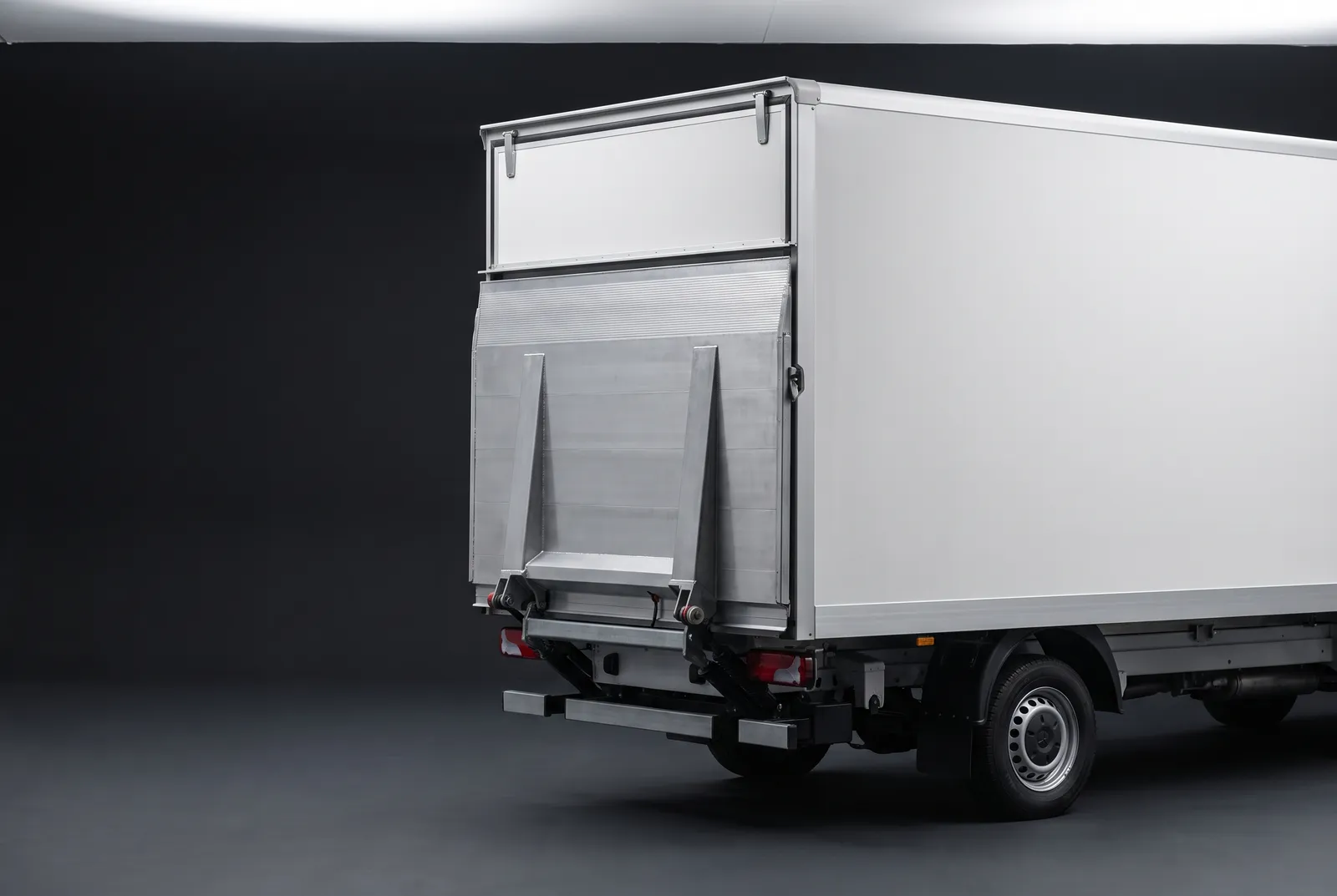 Detail van een Bedrijfswagen Bakwagen