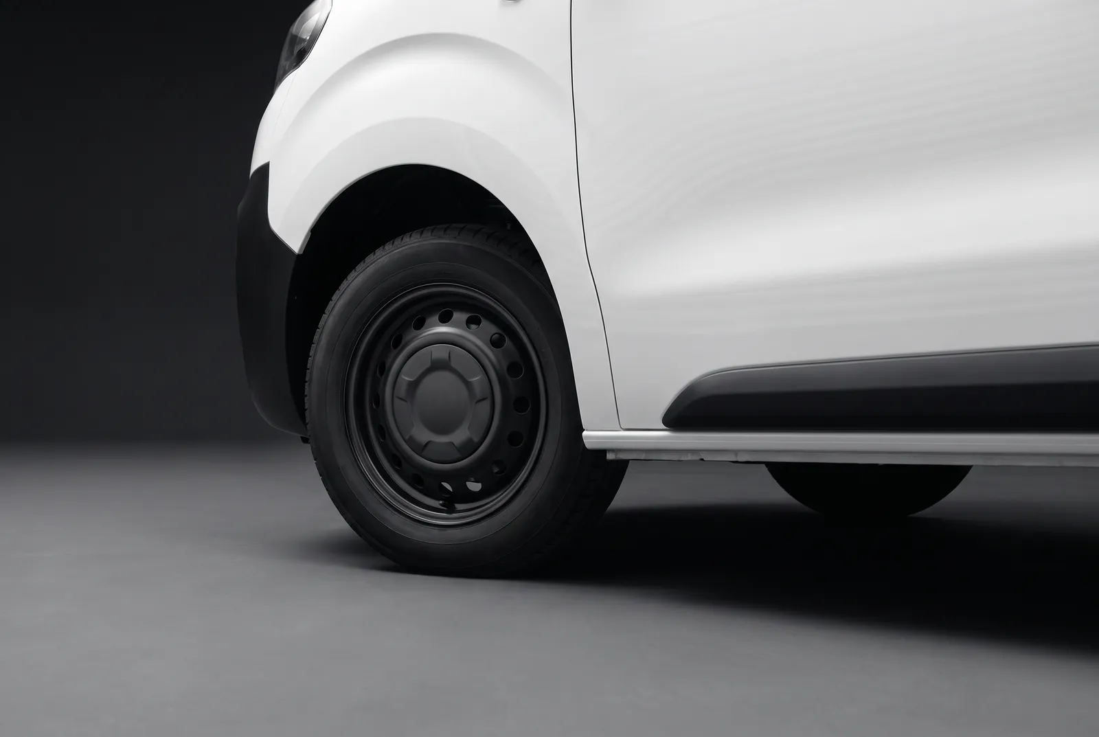 Detail van een Bedrijfswagen Bestelbus