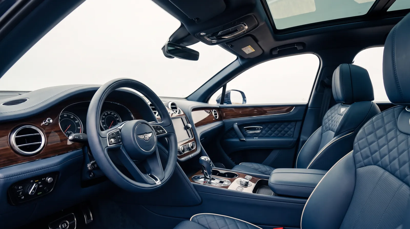Interieur van een Bentley