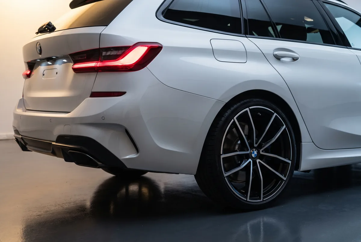 Detail van een BMW 3-serie