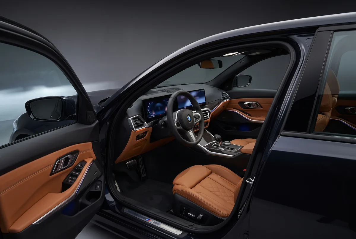 Interieur van een BMW