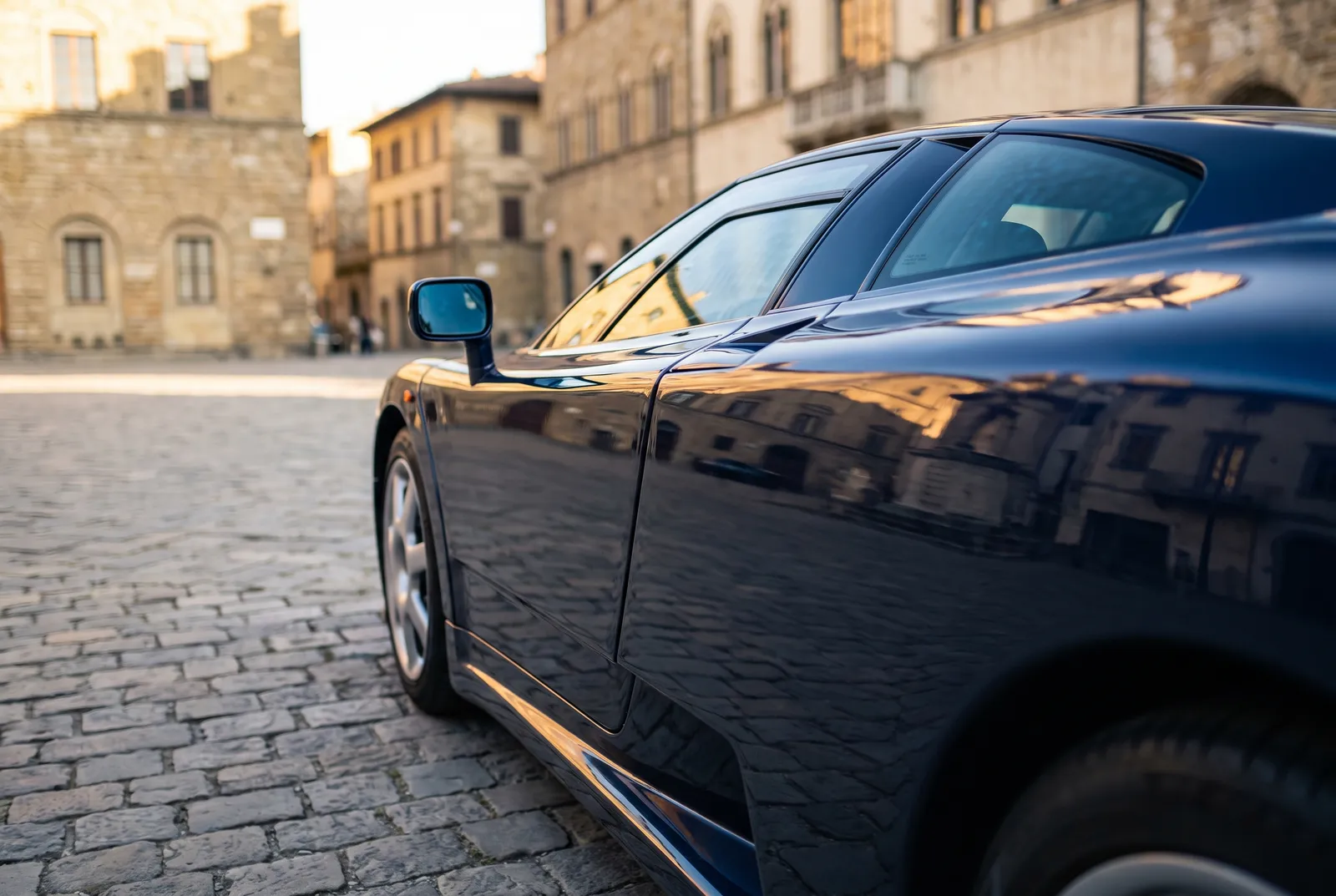Detail van een Bugatti EB110