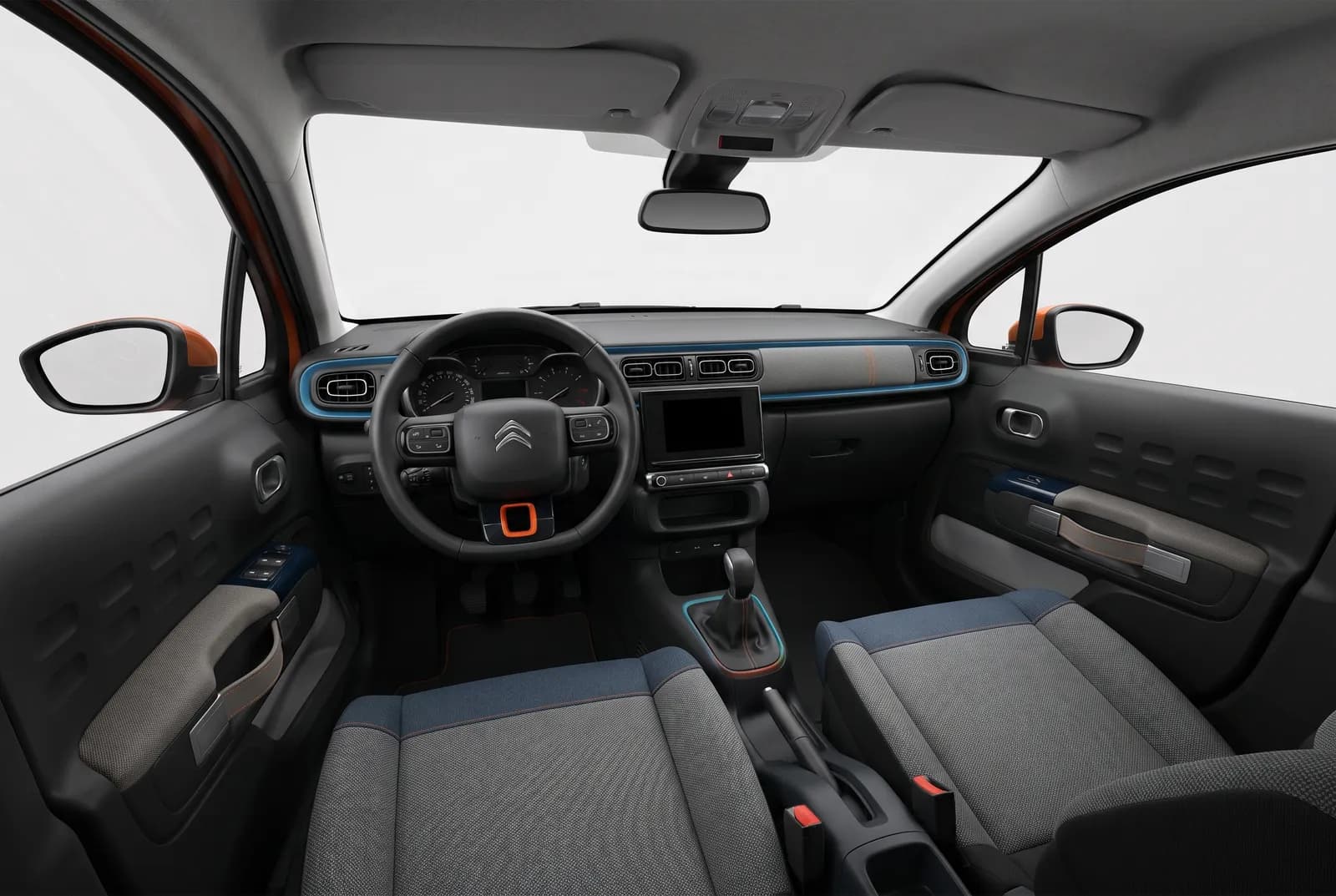 Interieur van een Citroën