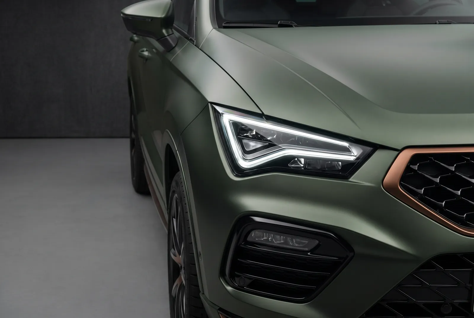Detail van een Cupra Ateca