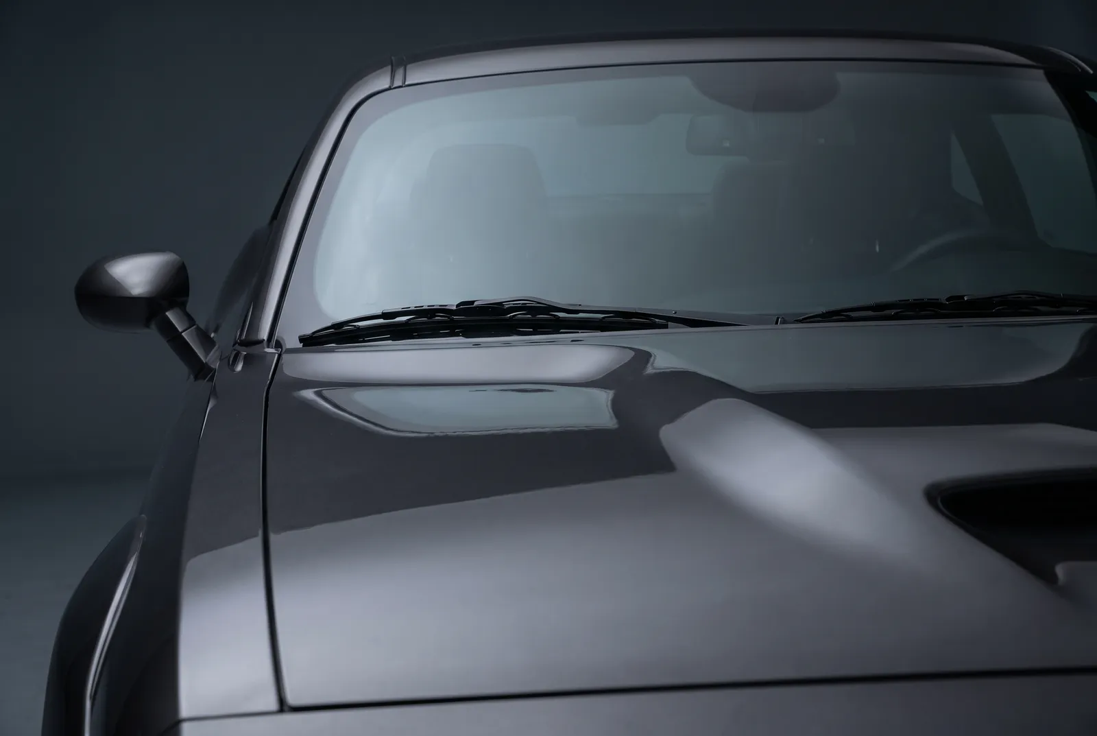 Detail van een Dodge Challenger