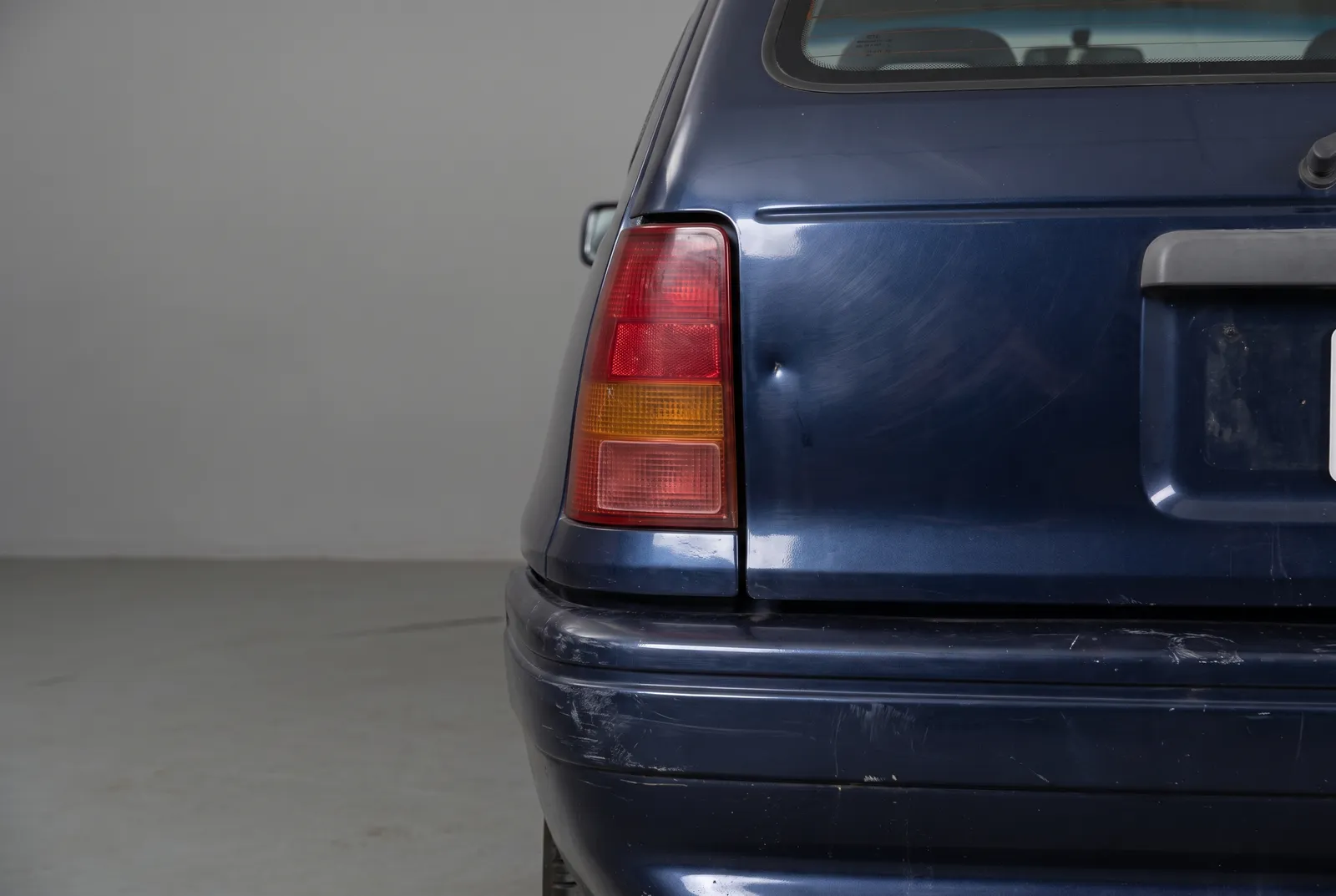 Detail van een Export auto