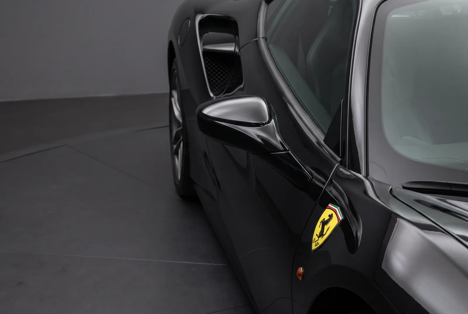 Detail van een Ferrari Portofino
