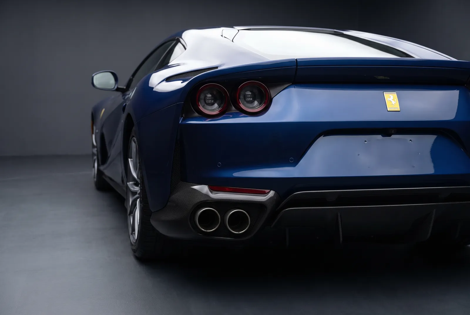 Detail van een Ferrari