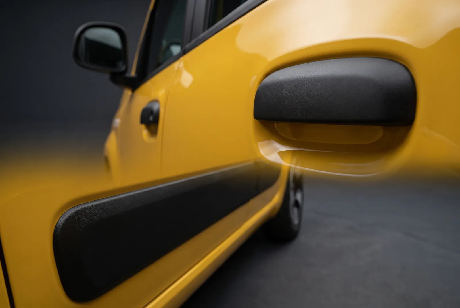 Detail van een Fiat Panda