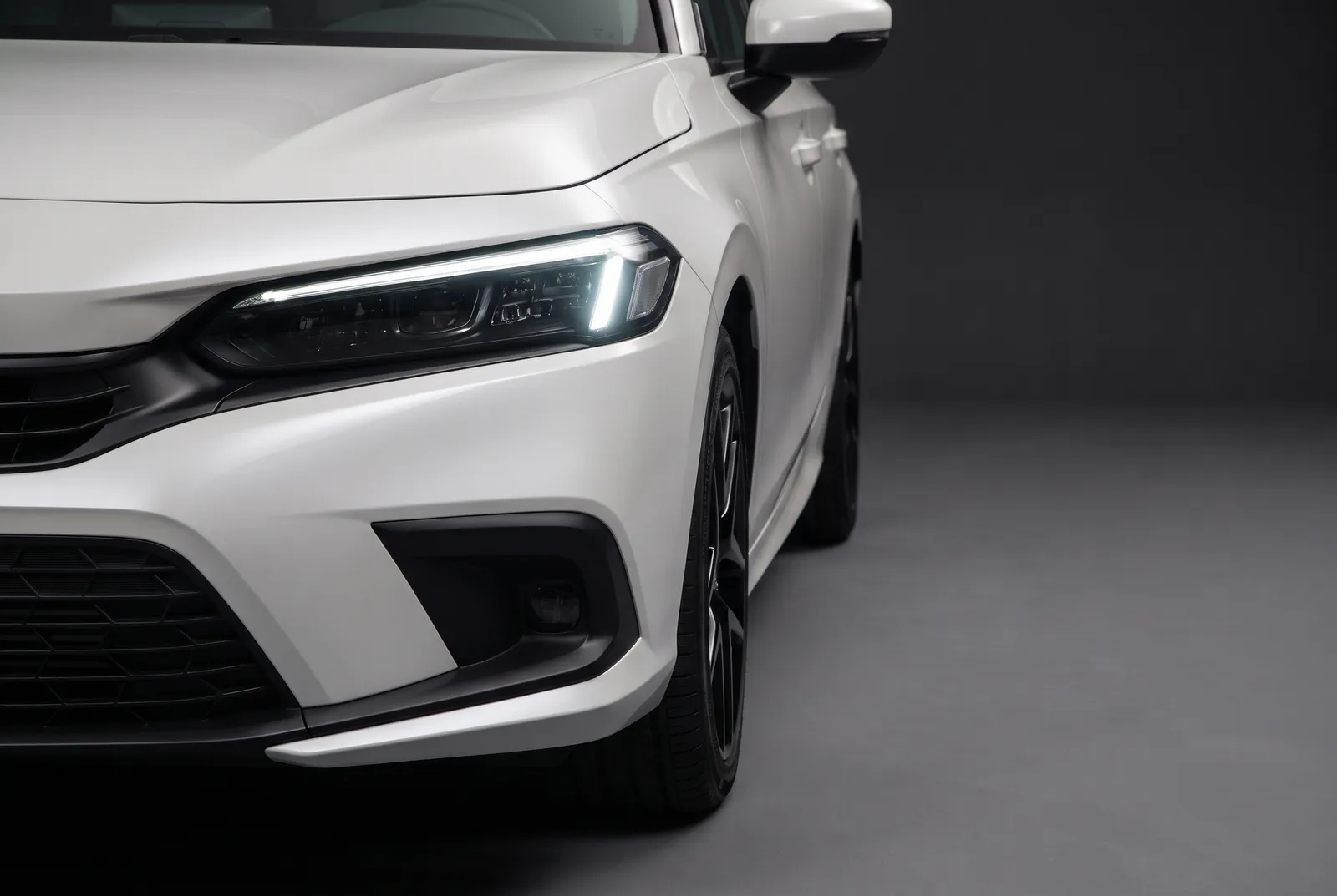 Detail van een Honda Civic