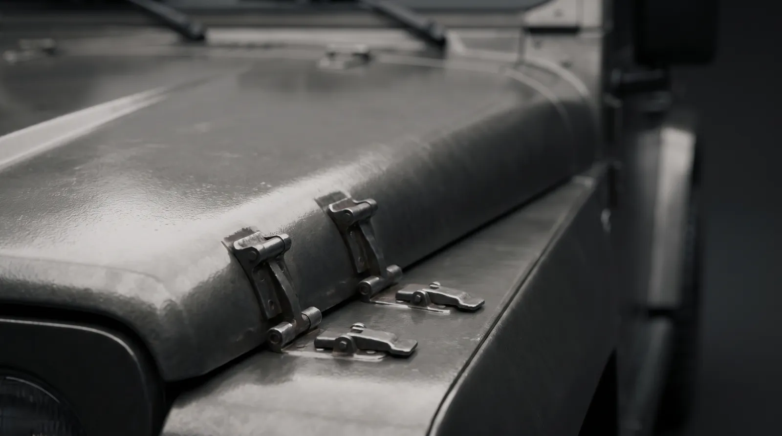 Detail van een Hummer H1