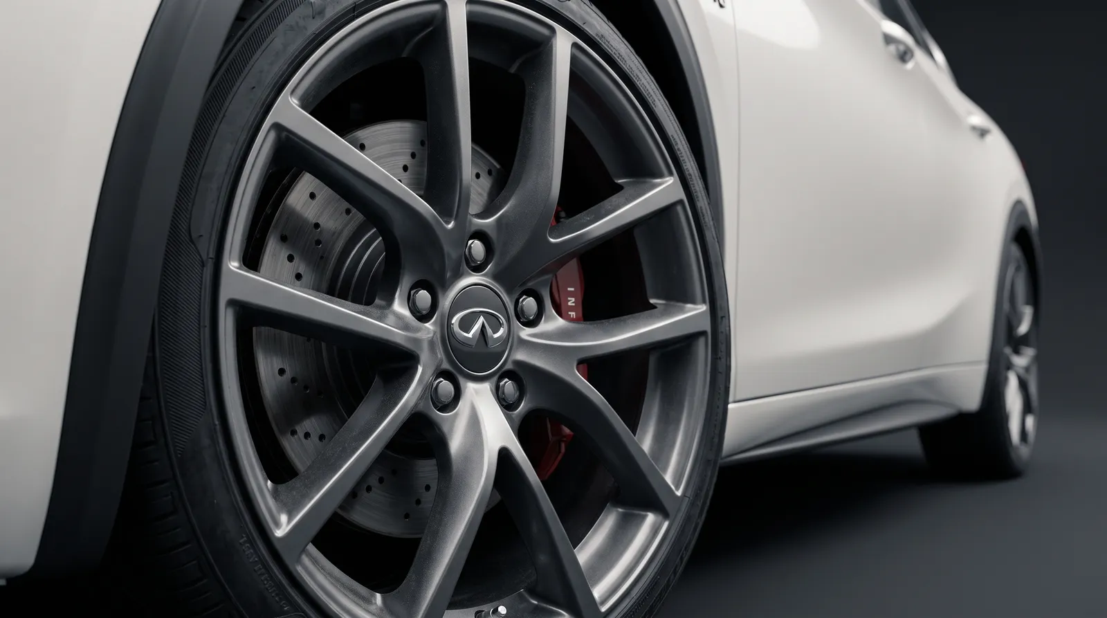 Detail van een Infiniti Q30