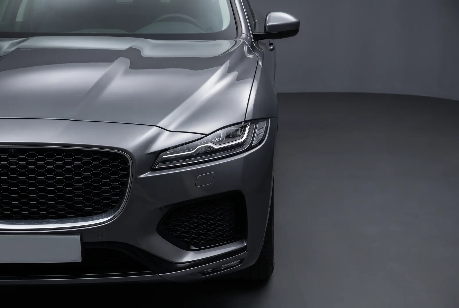 Detail van een Jaguar F-Pace