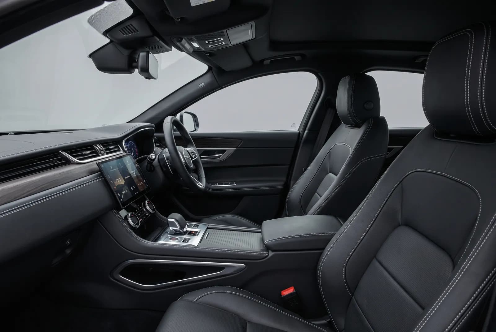 Interieur van een Jaguar