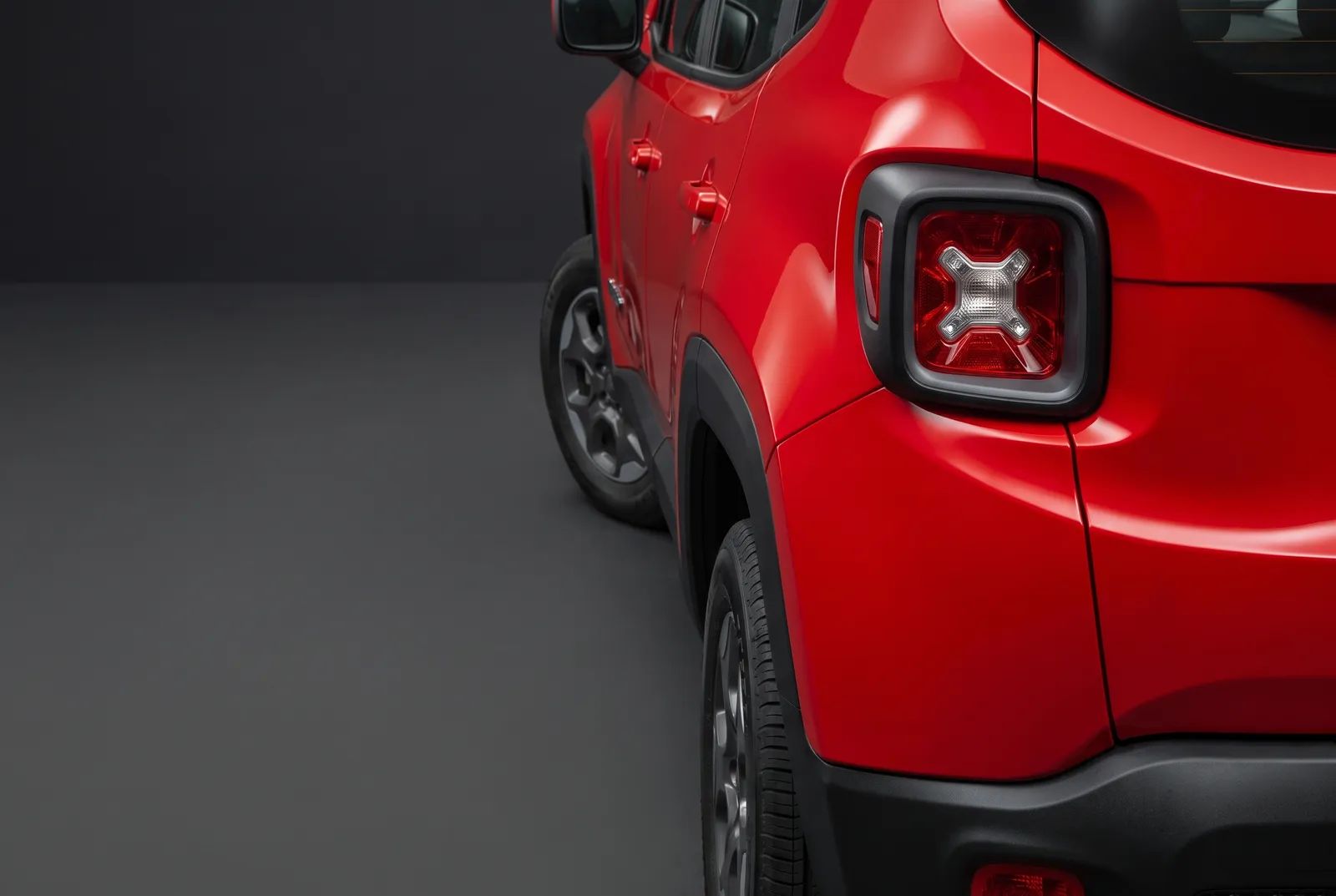 Detail van een Jeep Renegade