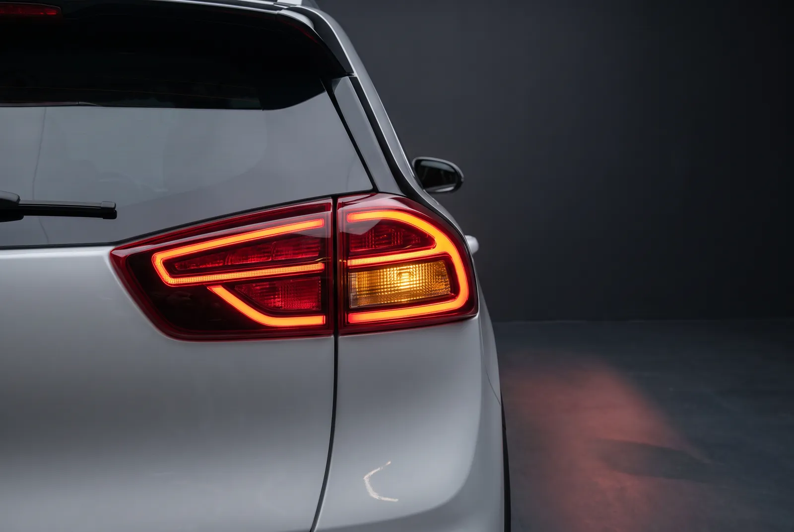 Detail van een Kia Niro