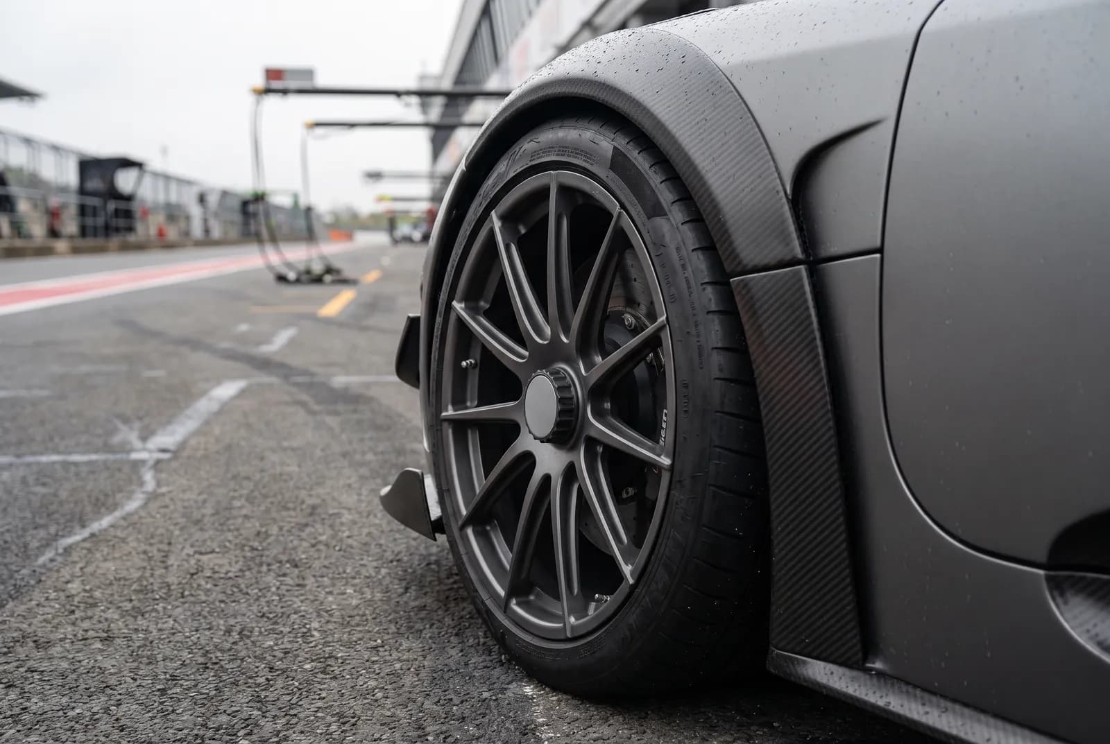 Detail van een Koenigsegg Agera