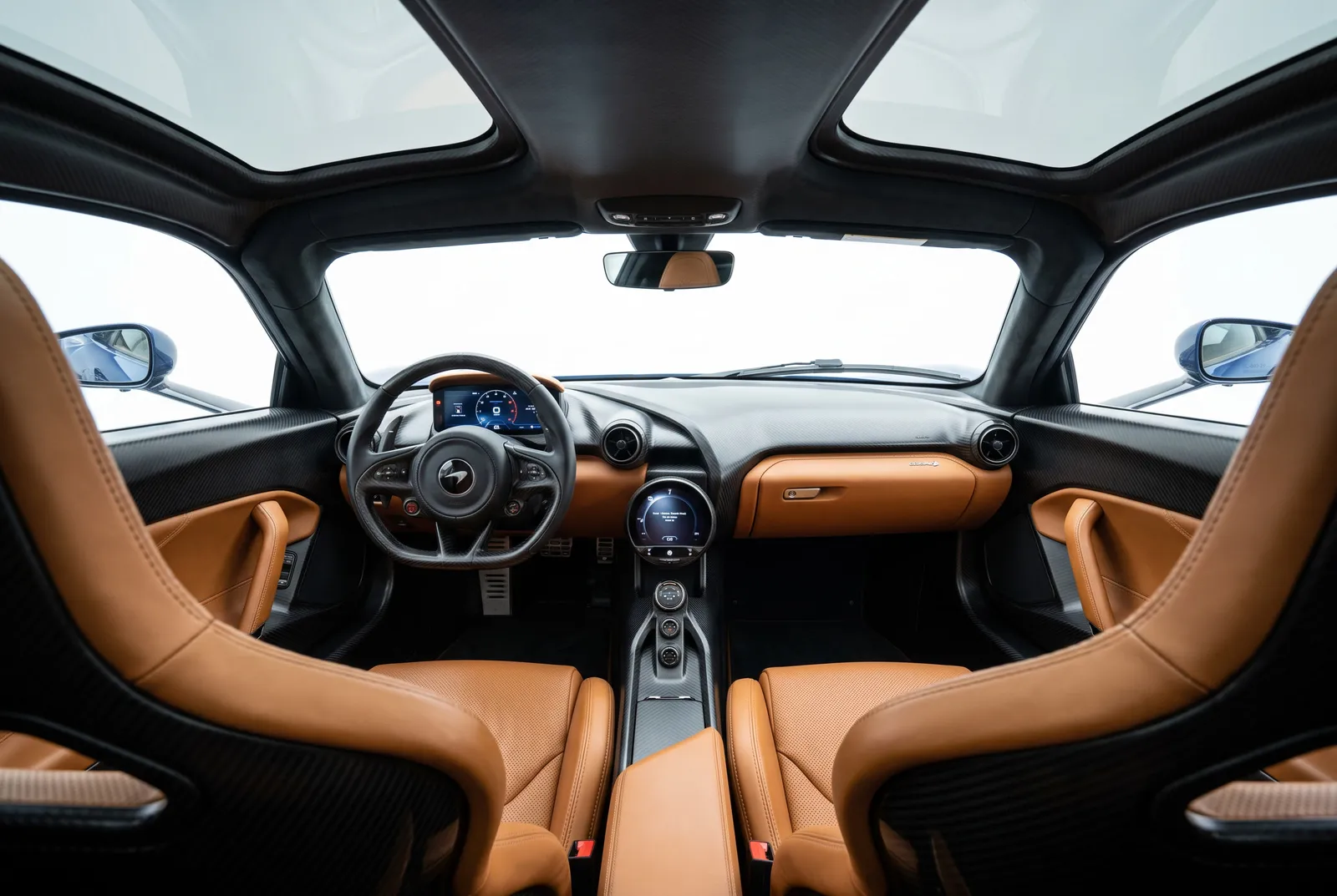 Interieur van een Koenigsegg