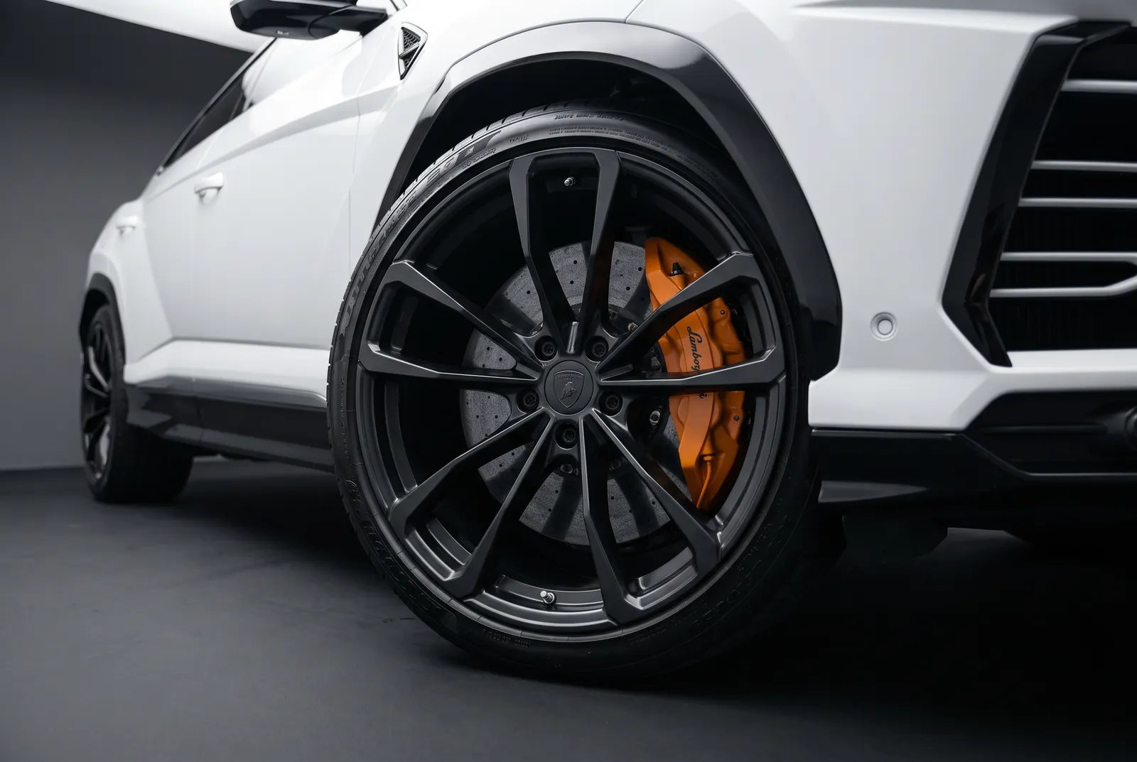 Detail van een Lamborghini Urus