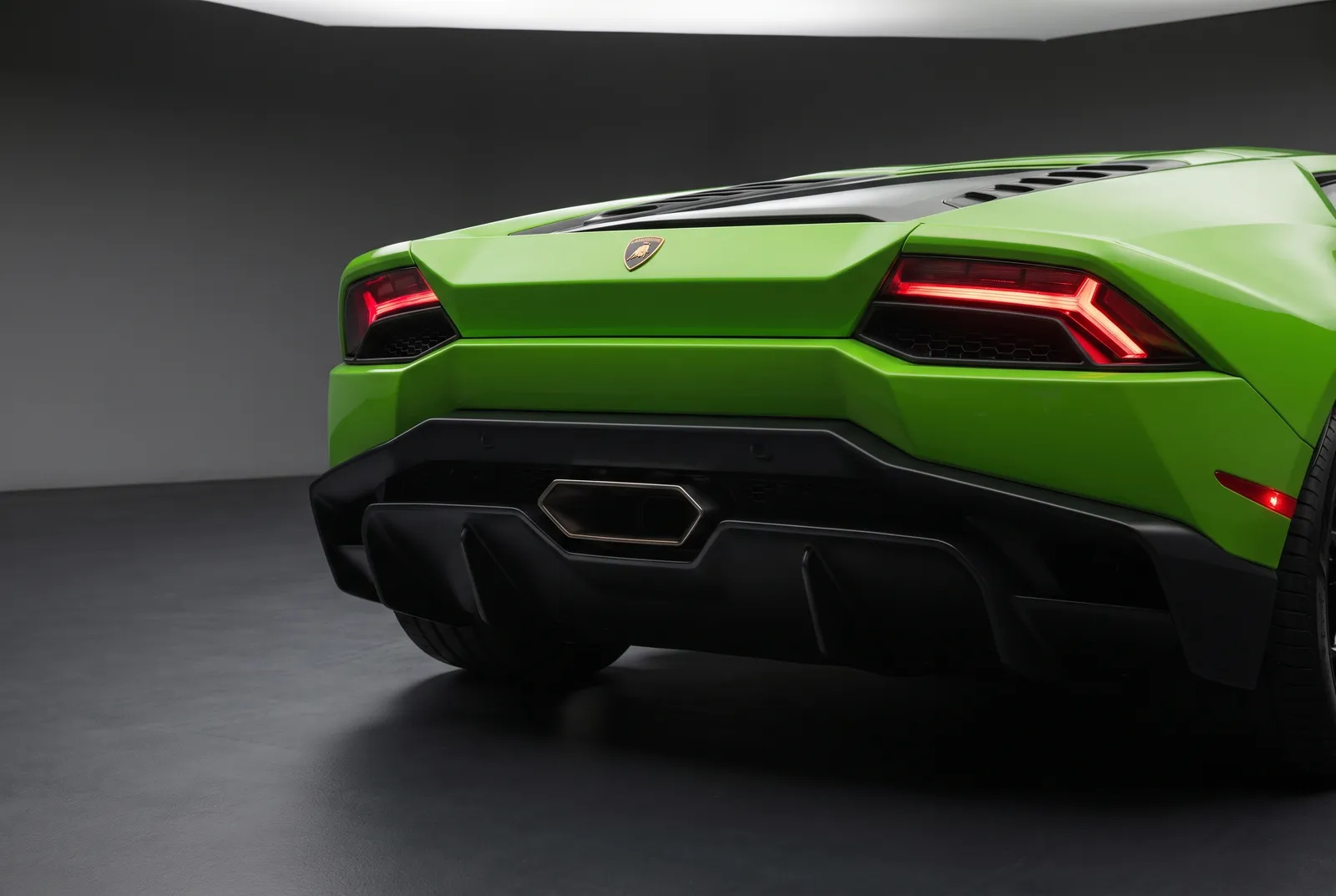 Detail van een Lamborghini