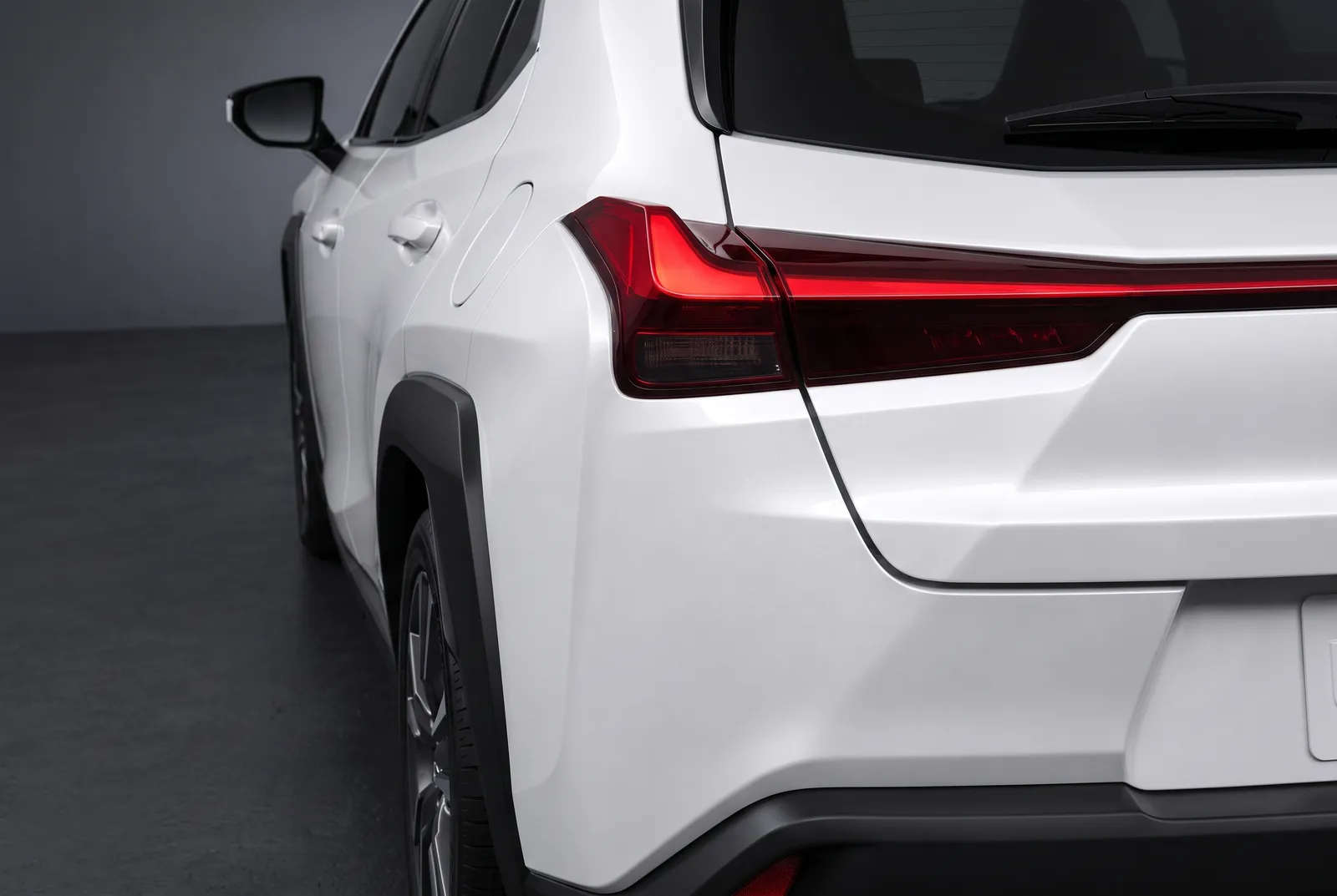 Detail van een Lexus UX