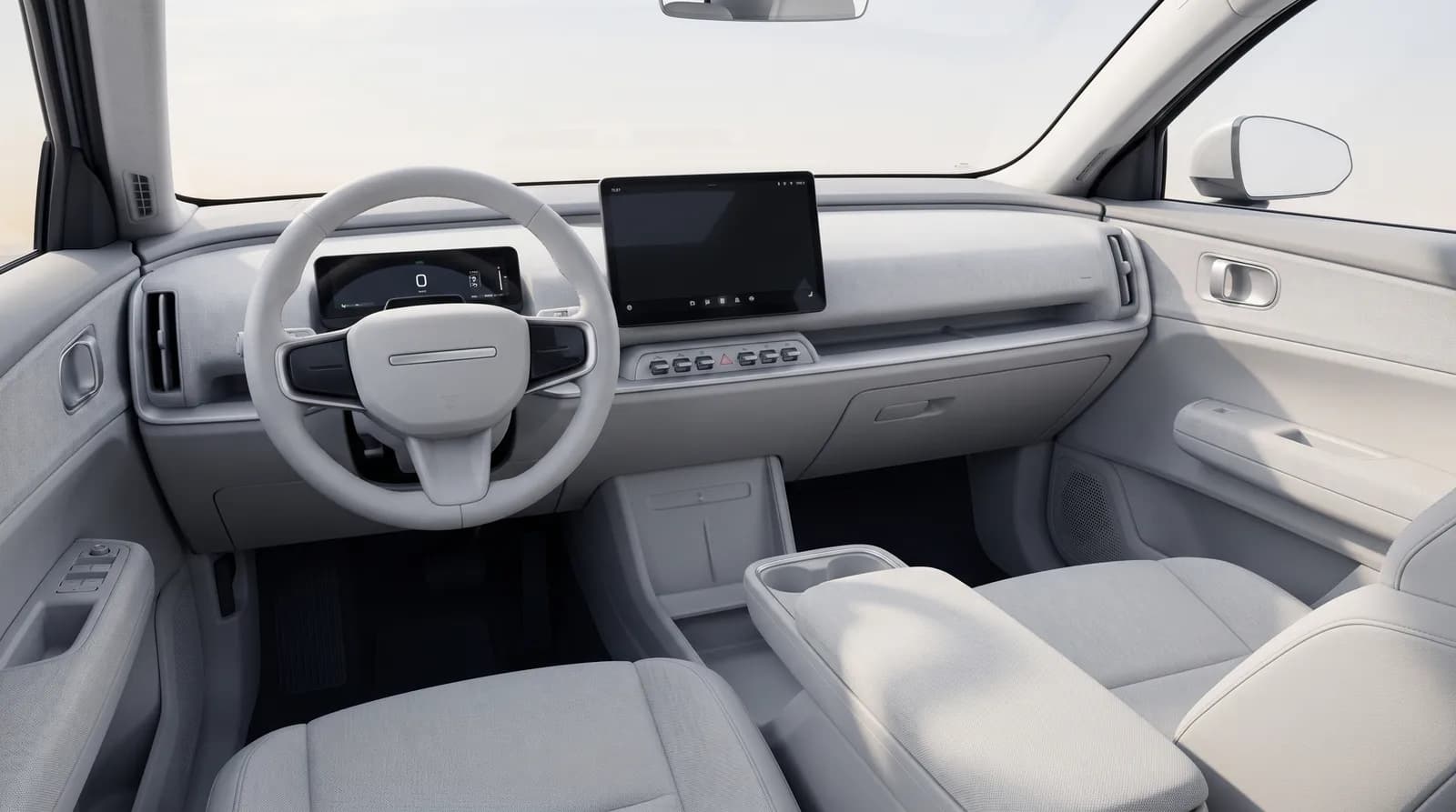 Interieur van een Lynk & Co