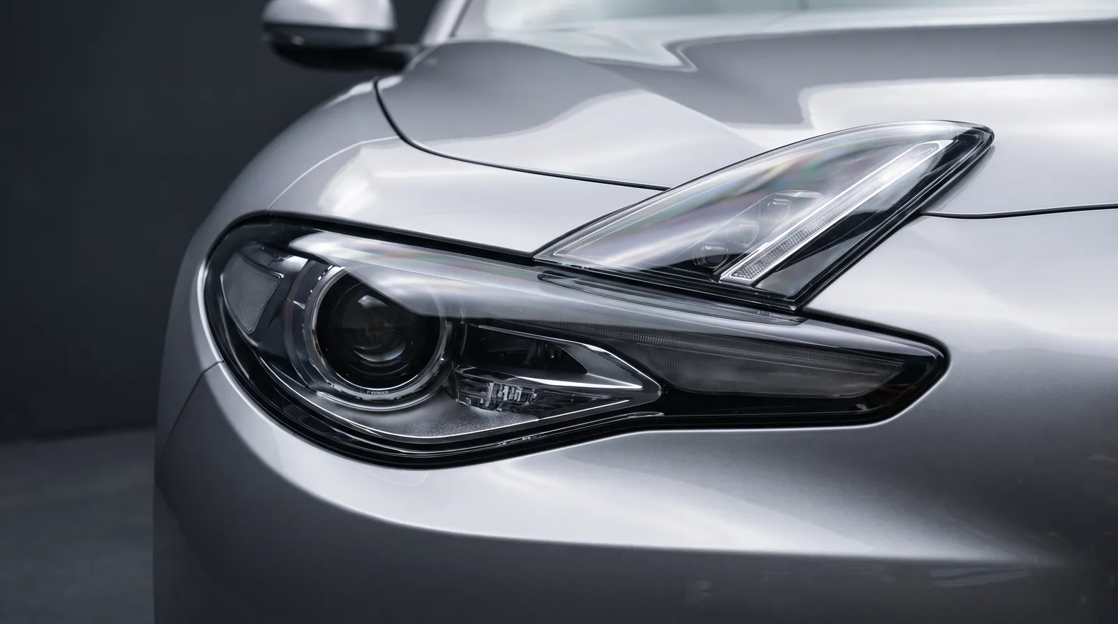 Detail van een Maserati Ghibli