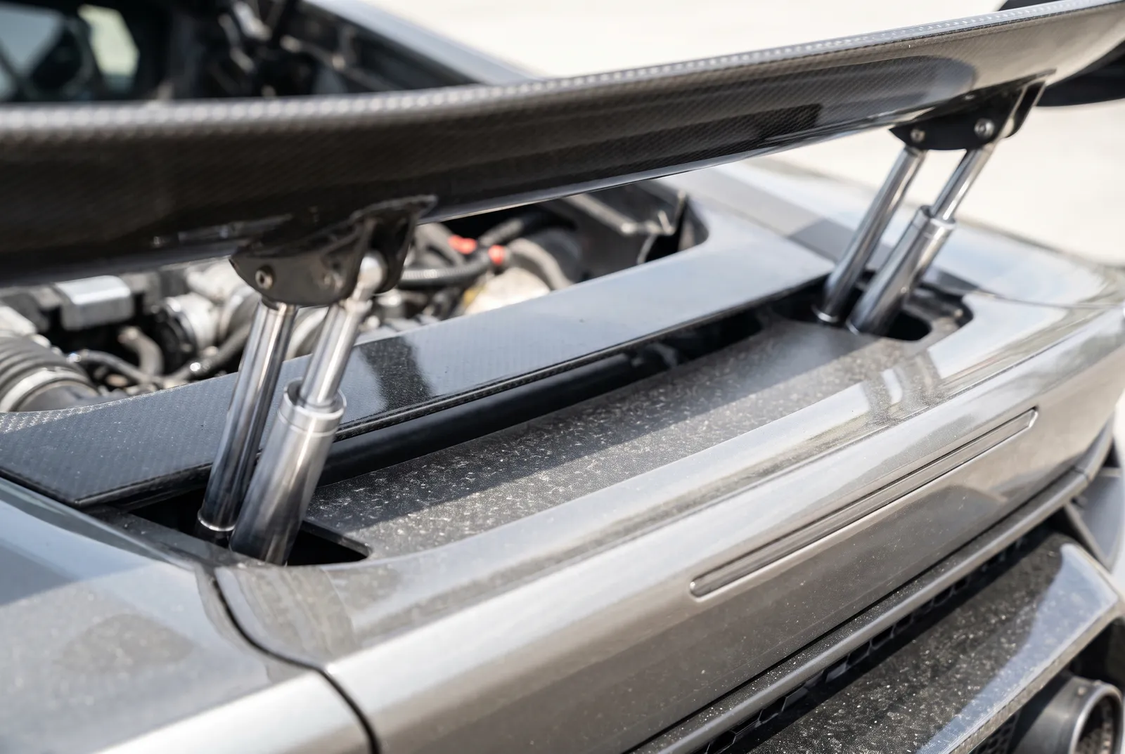 Detail van een McLaren Supersport