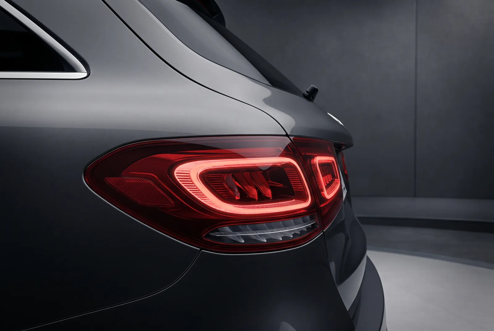 Detail van een Mercedes-Benz GLC