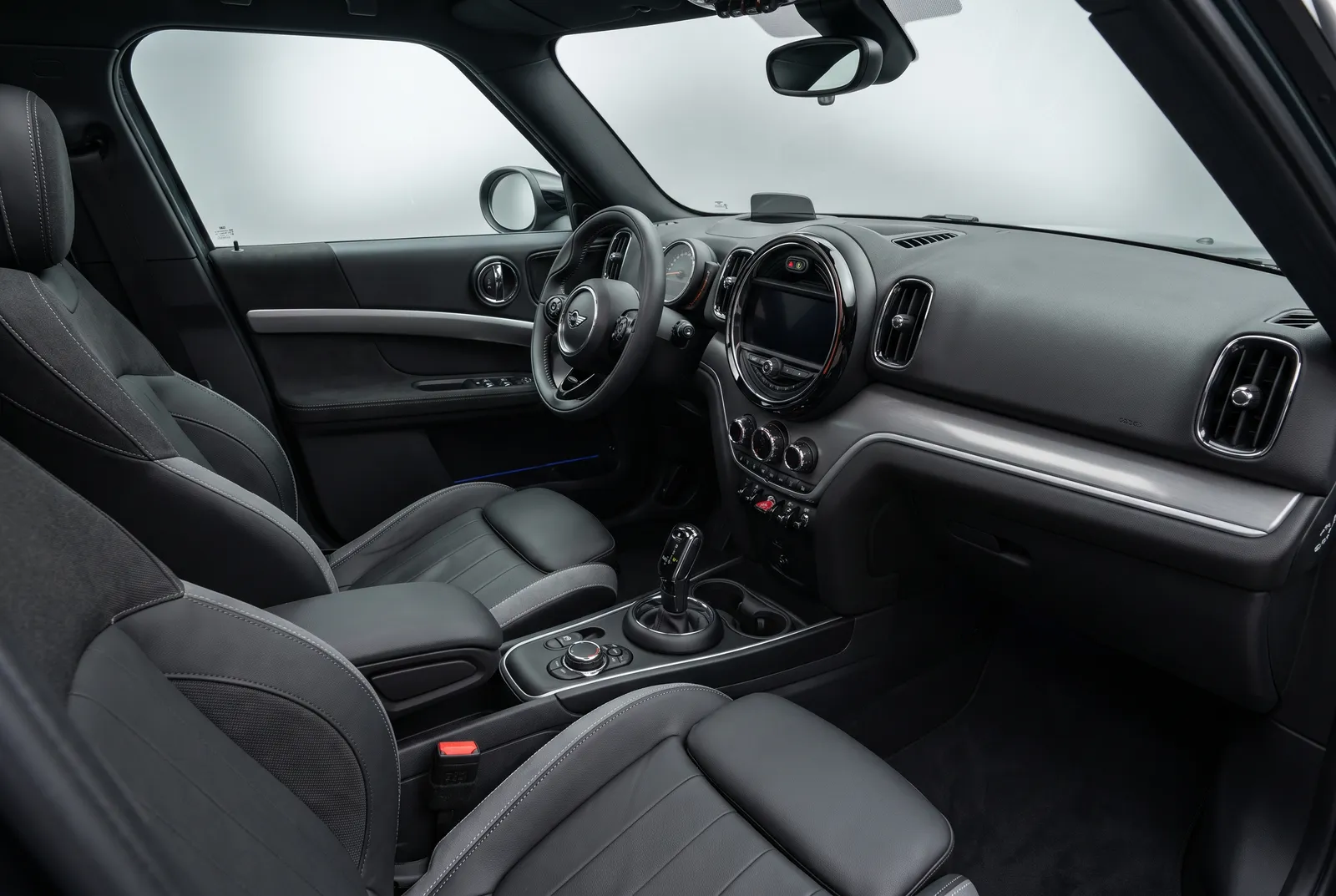 Interieur van een Mini