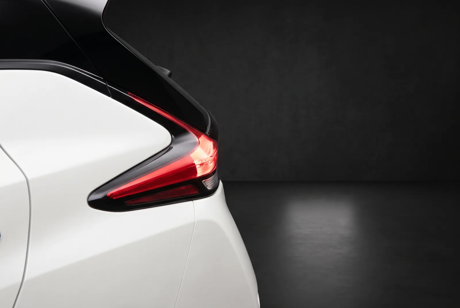 Detail van een Nissan Leaf