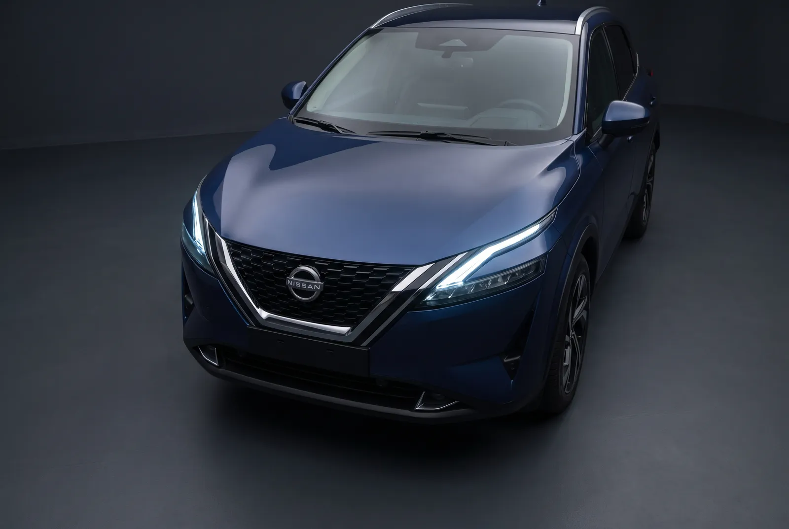 Detail van een Nissan