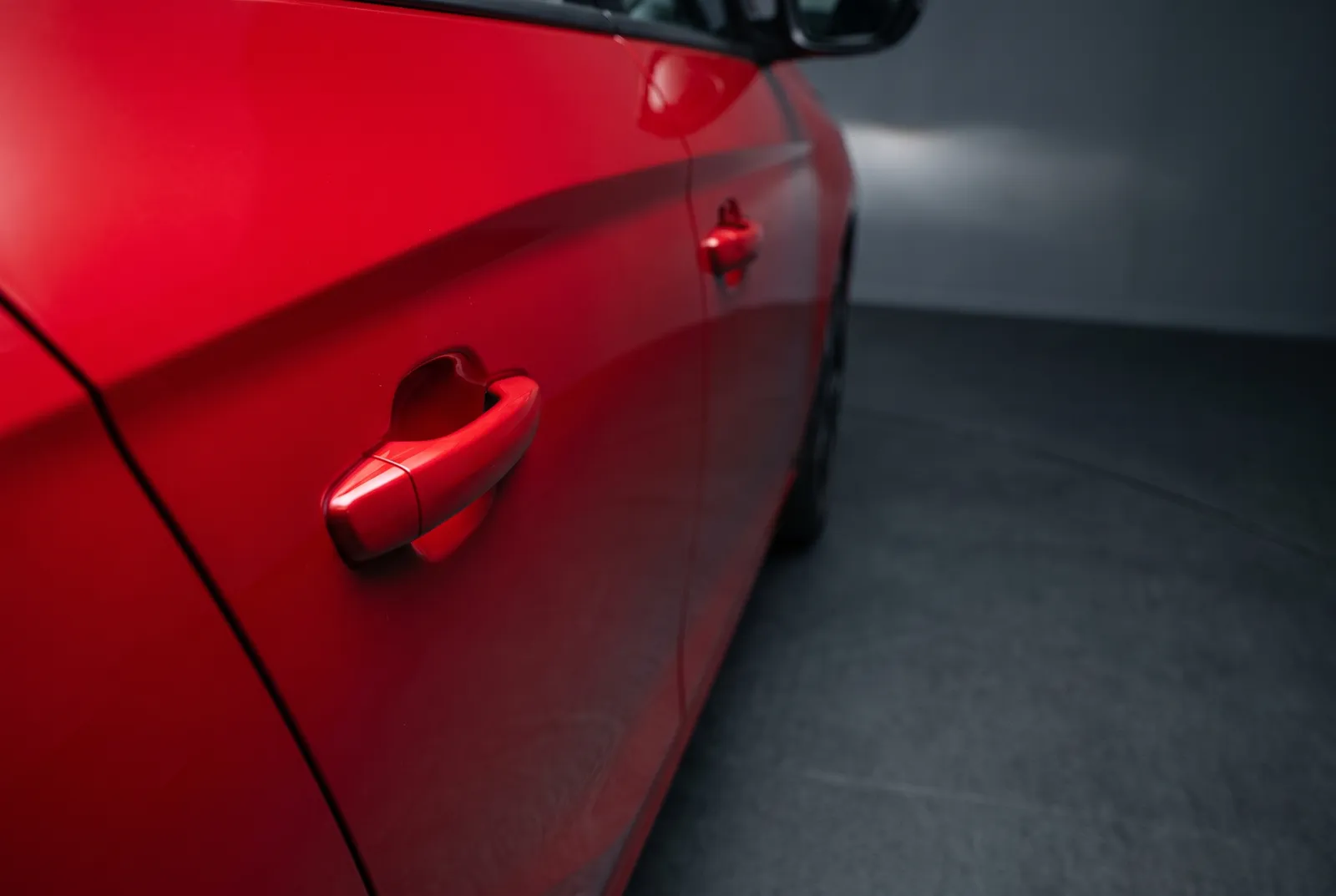 Detail van een Opel Corsa