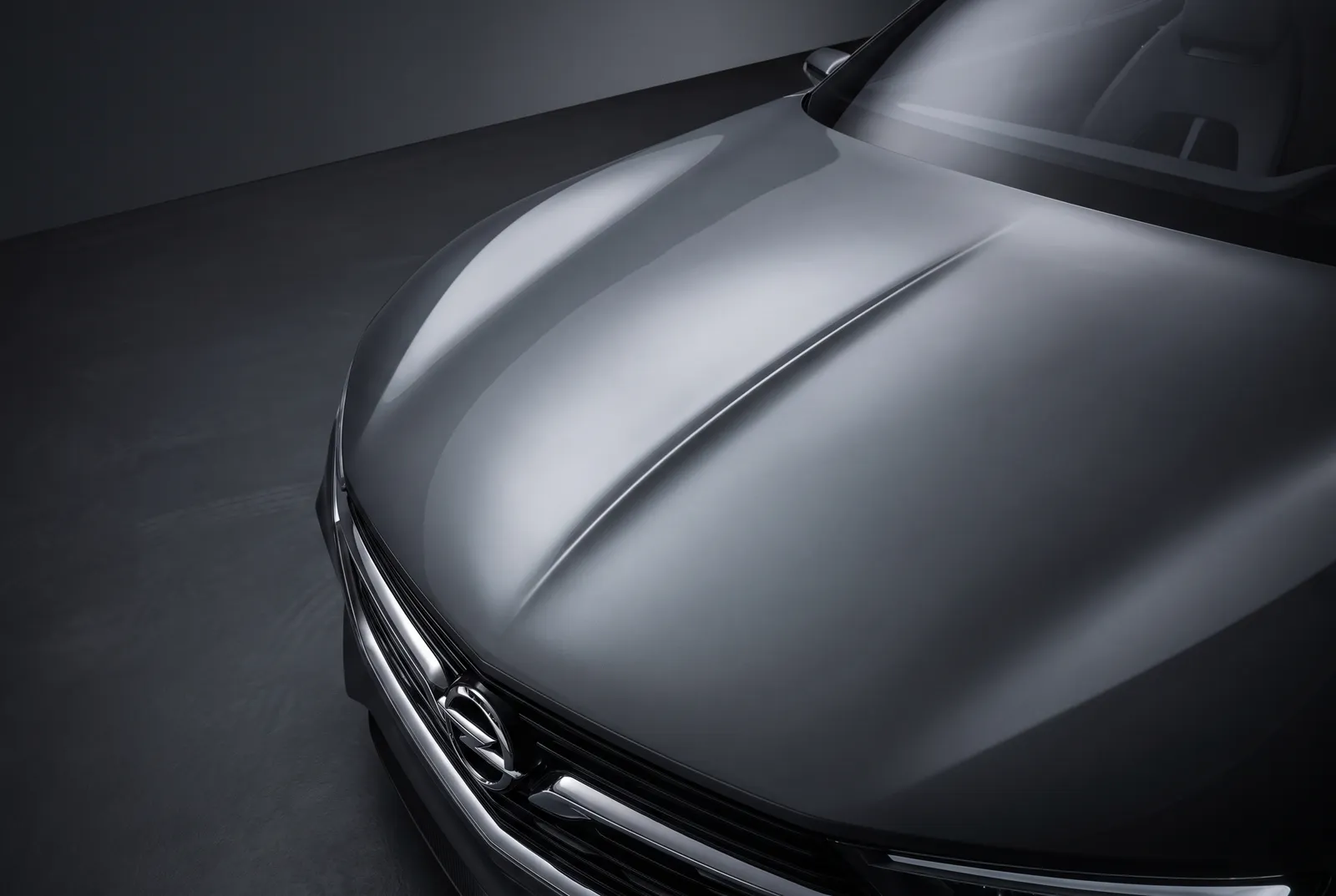 Detail van een Opel