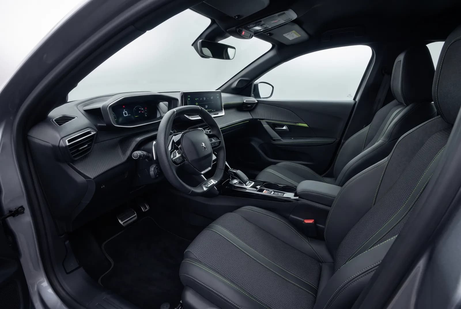 Interieur van een Peugeot