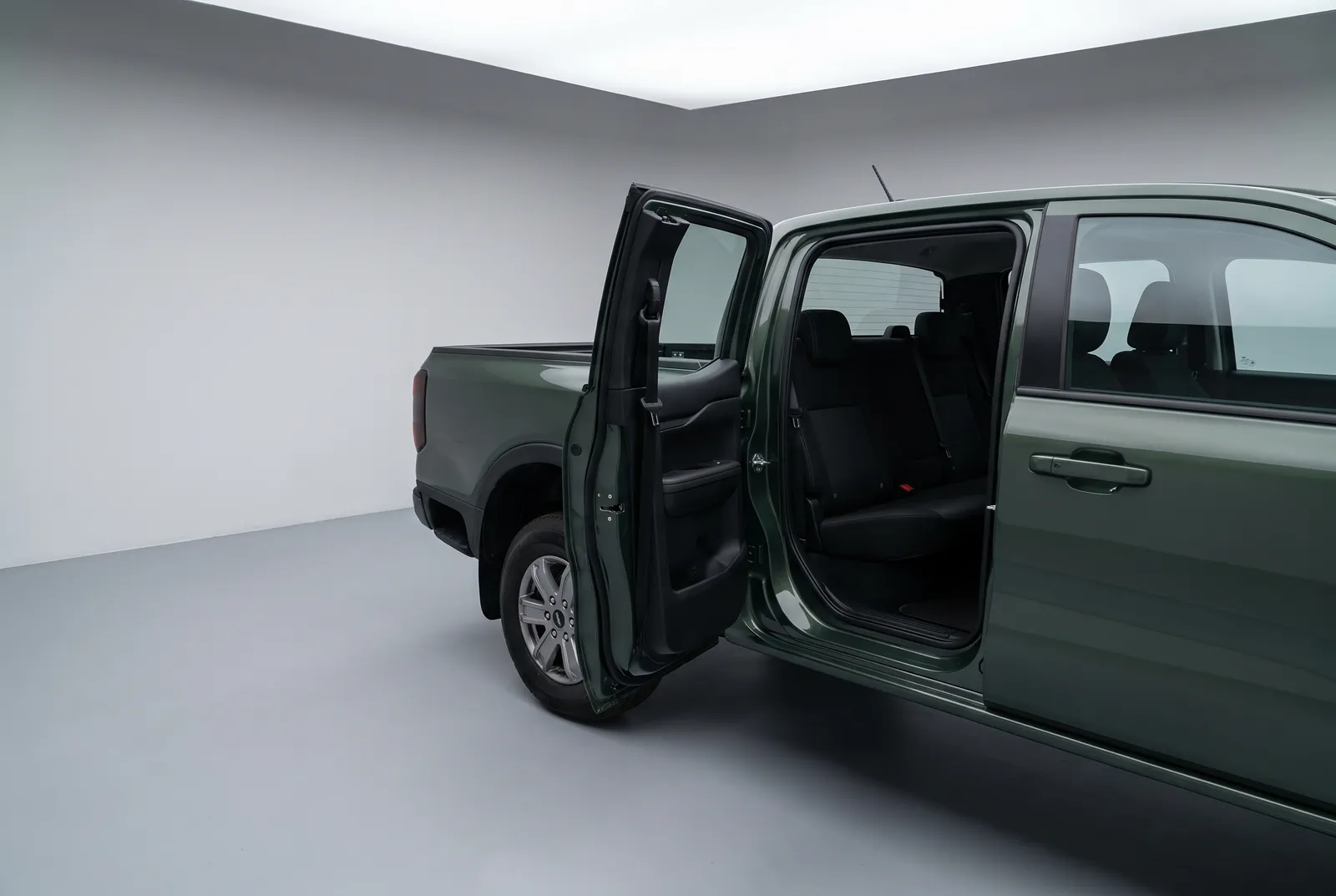 Detail van een Pick-up Extra cabine