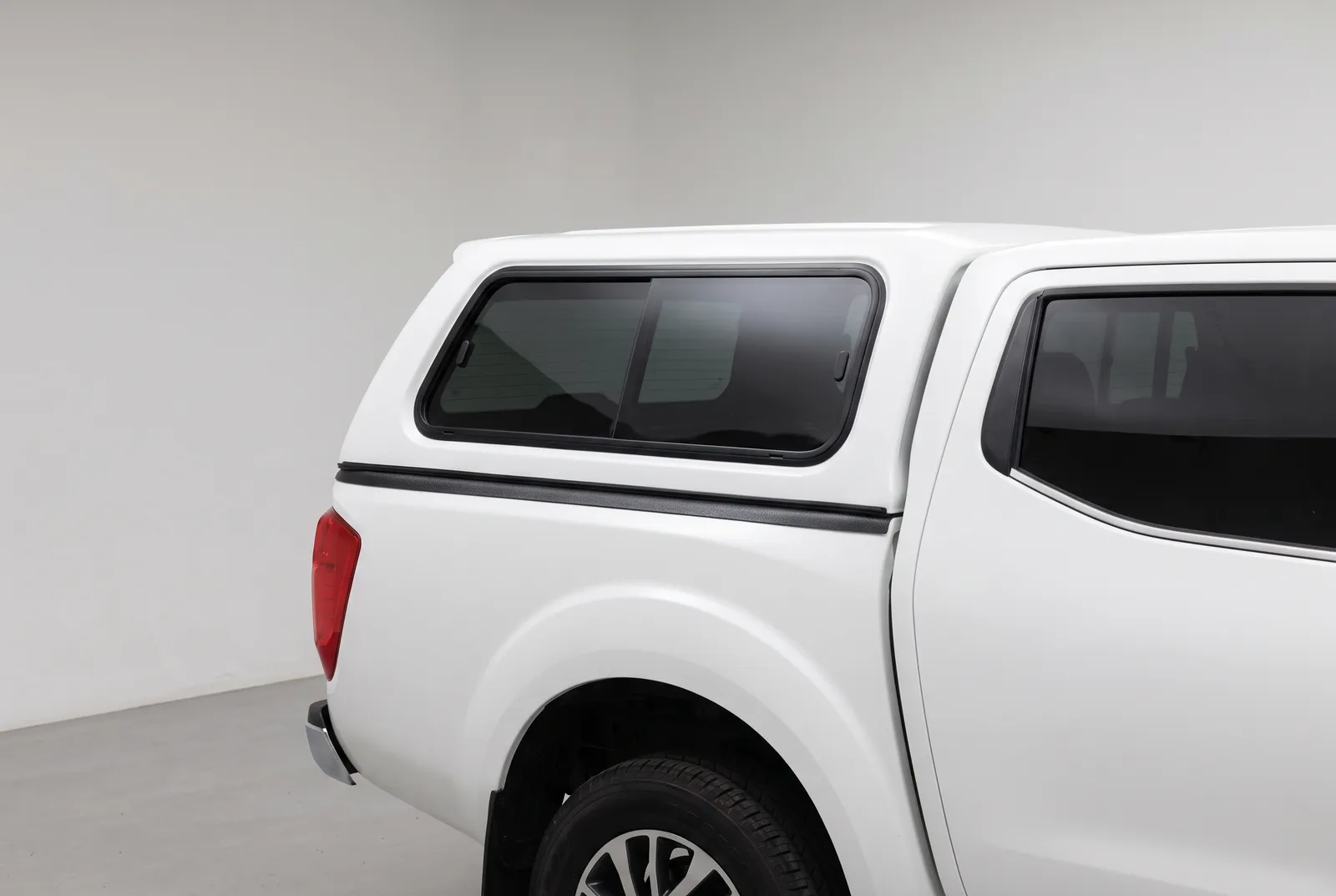 Detail van een Pick-up Pick-up met hardtop