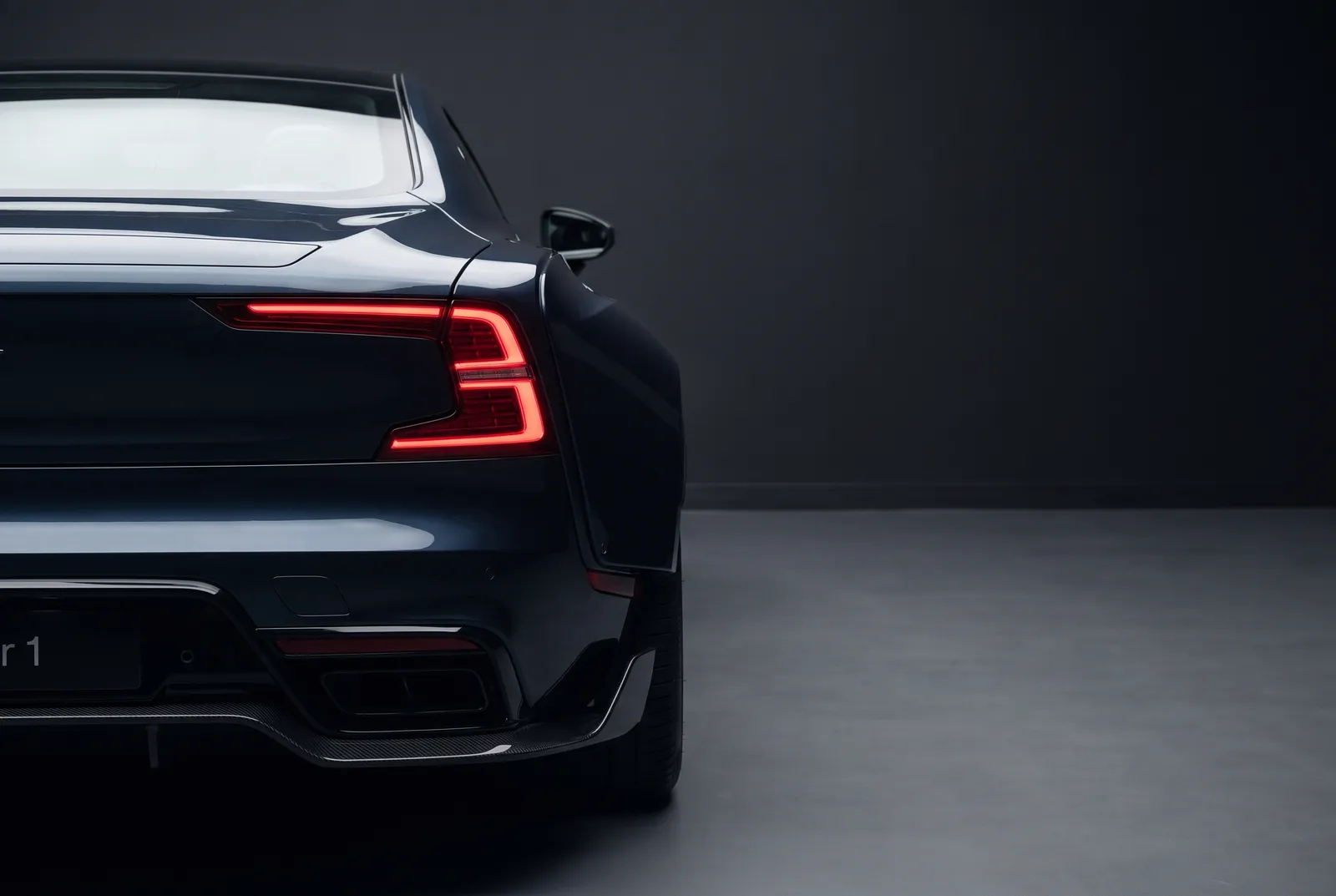 Detail van een Polestar Polestar 1