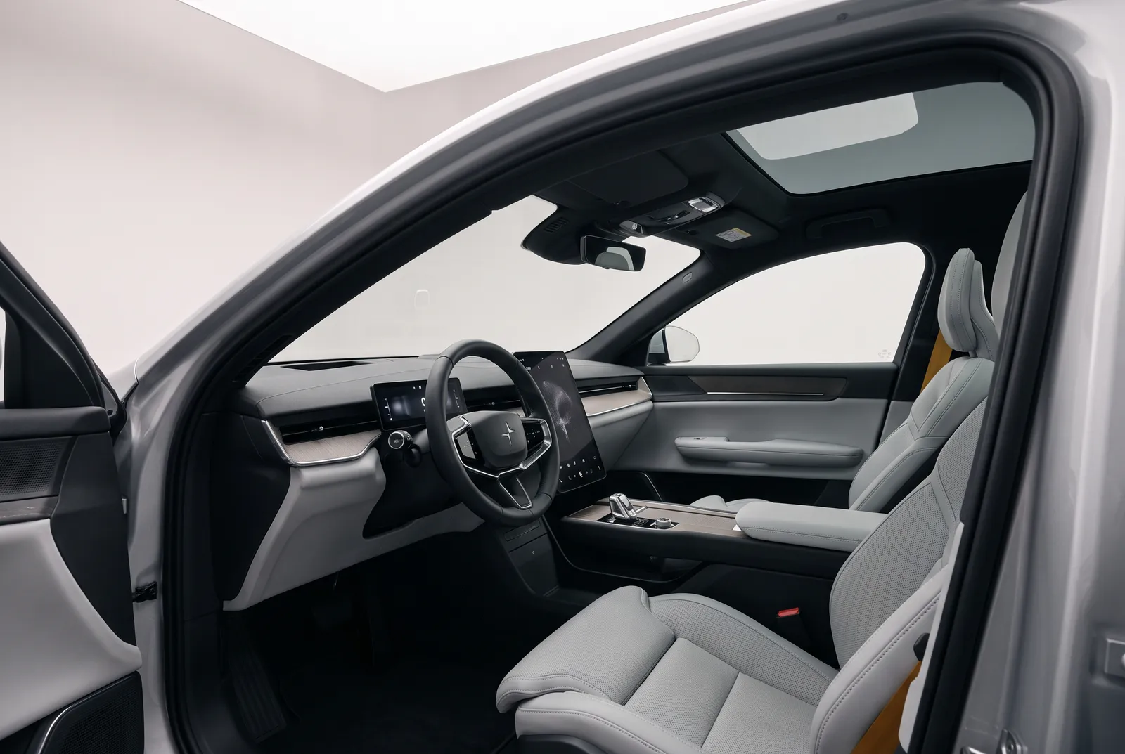 Interieur van een Polestar