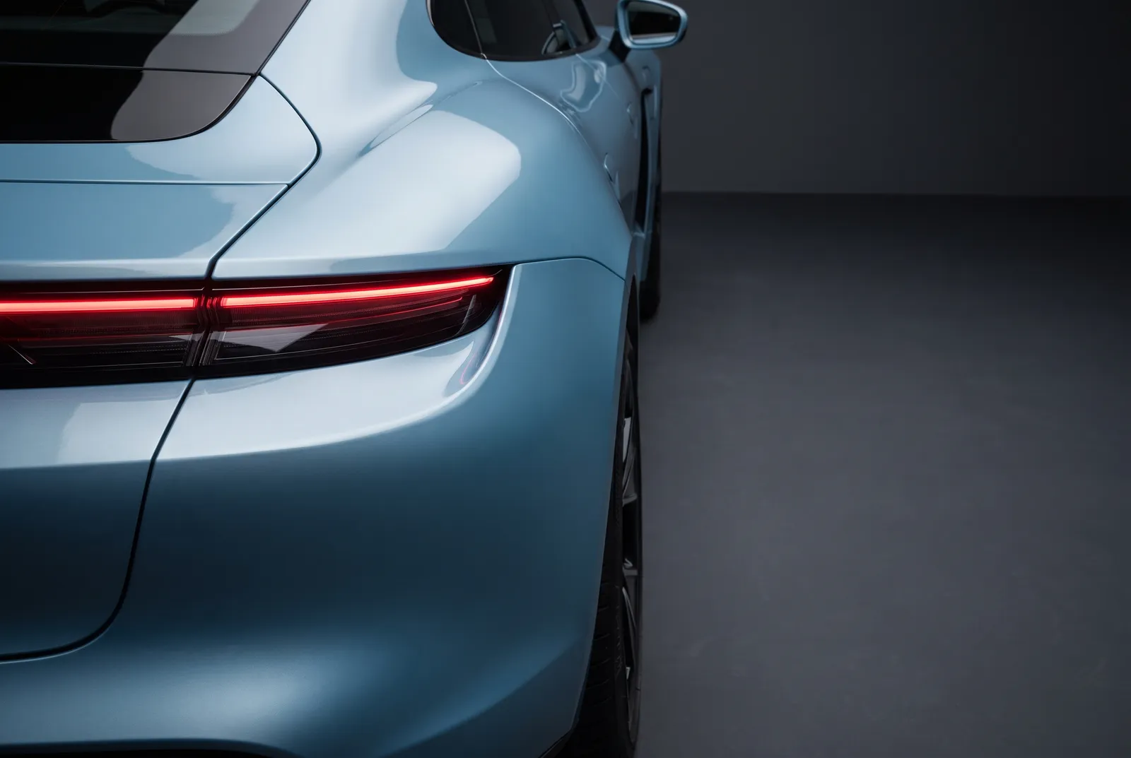Detail van een Porsche