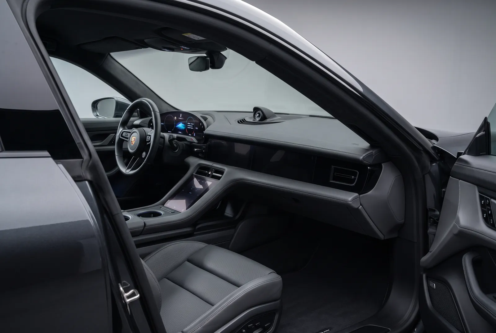 Interieur van een Porsche