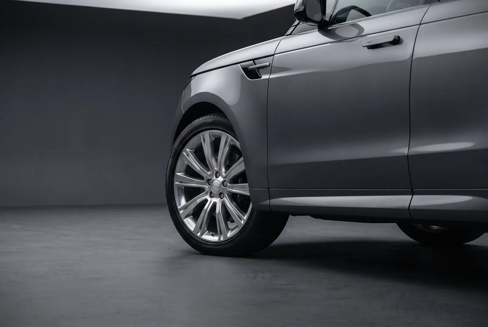 Detail van een Range Rover Sport