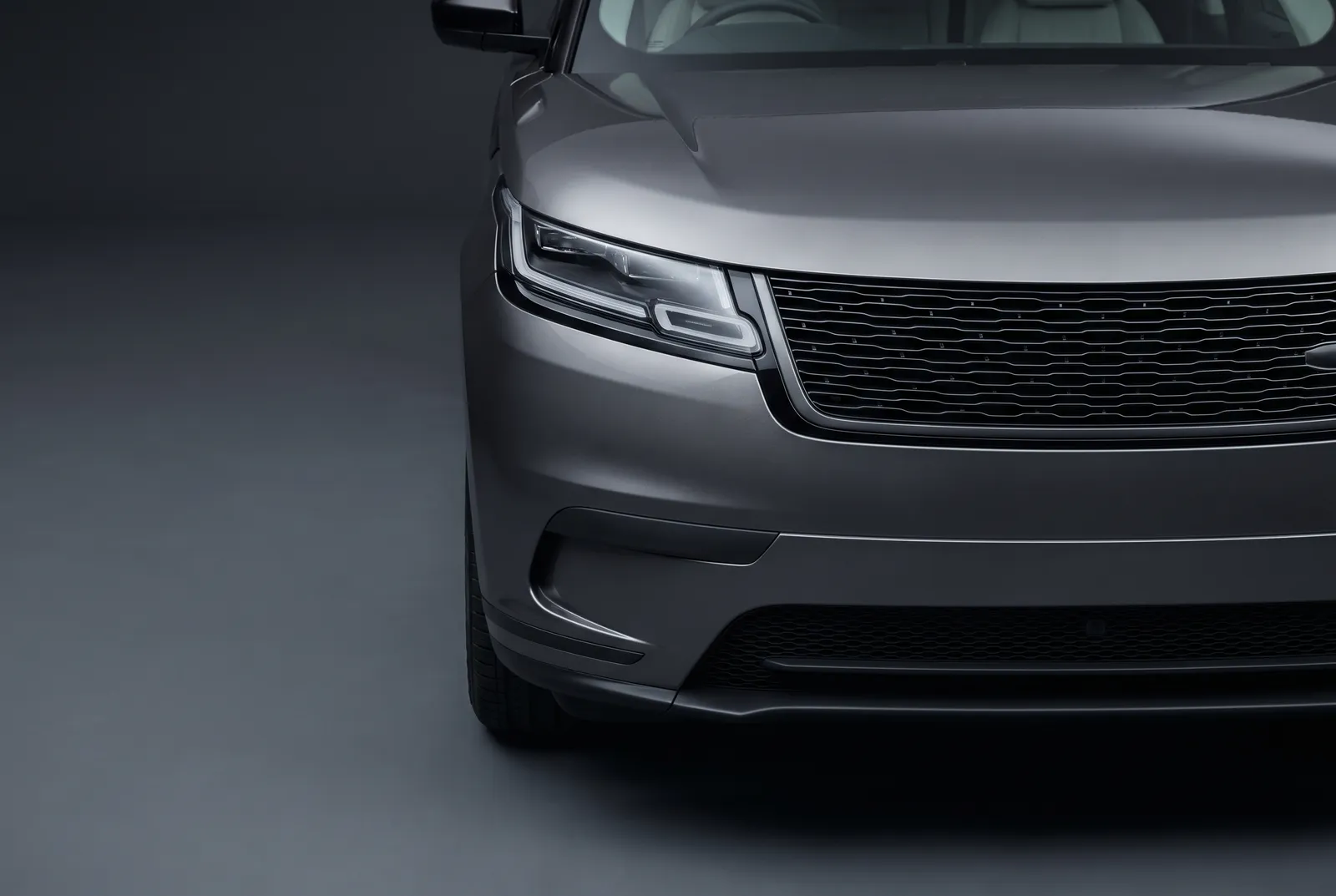 Detail van een Range Rover Velar