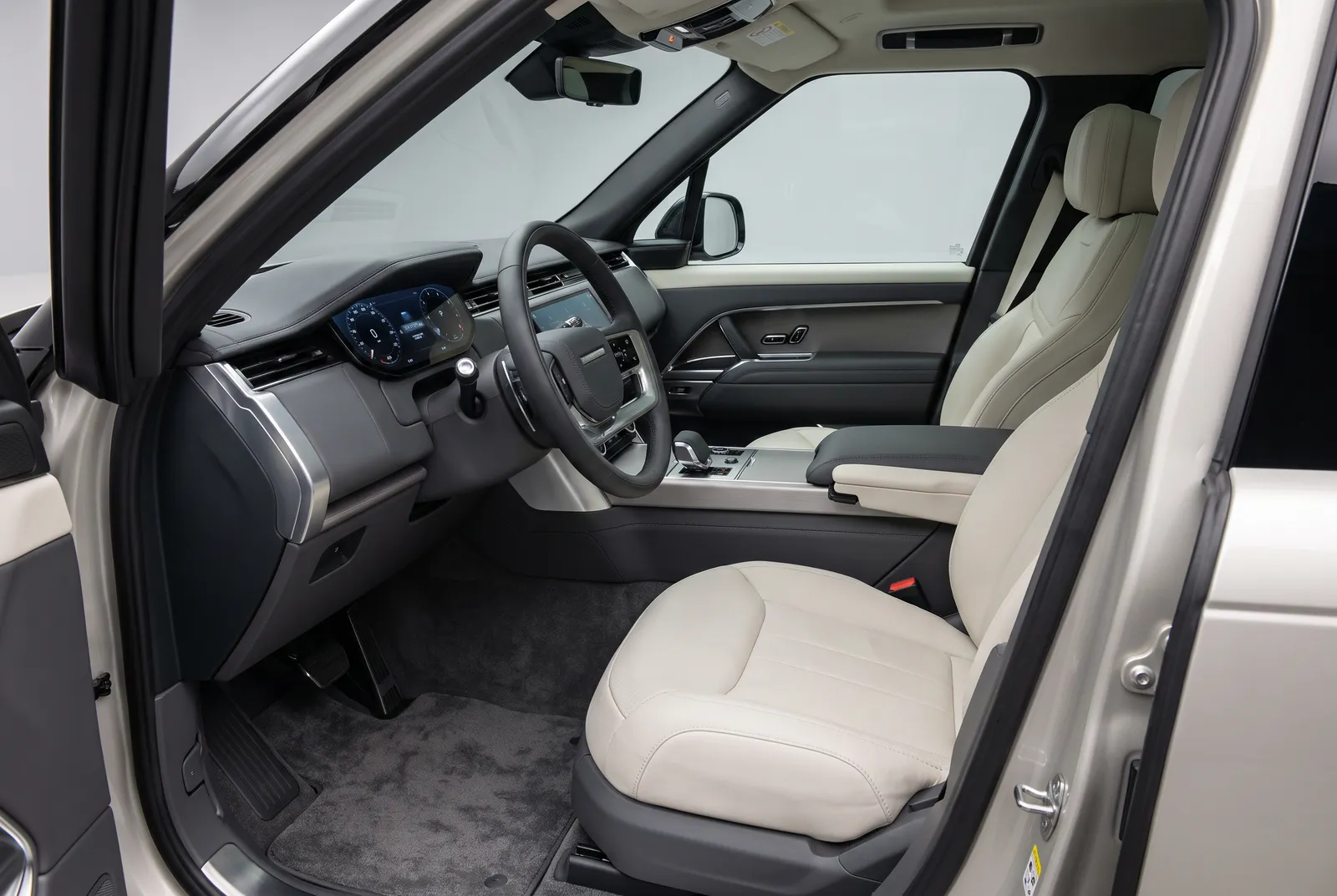 Interieur van een Range Rover
