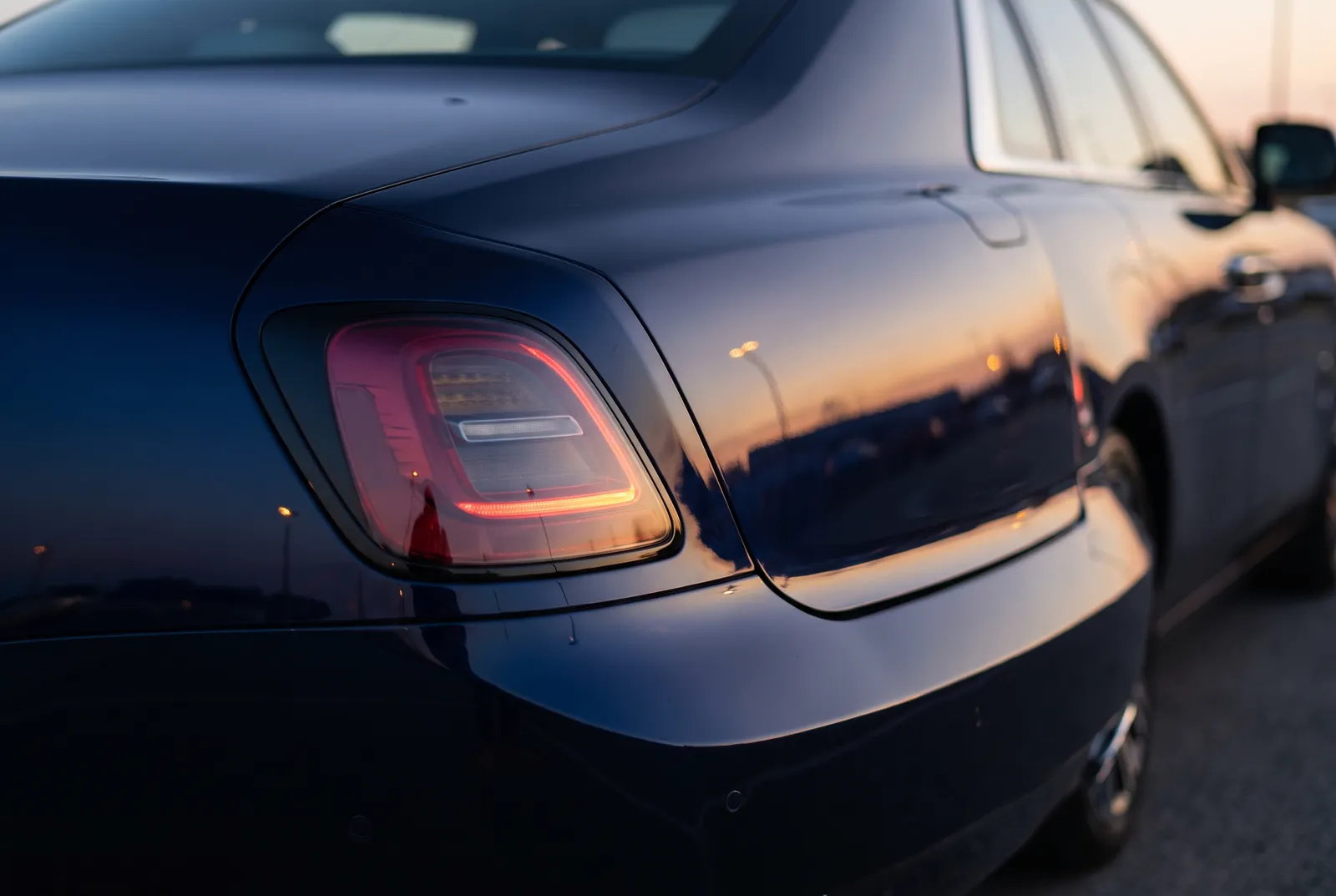 Detail van een Rolls-Royce